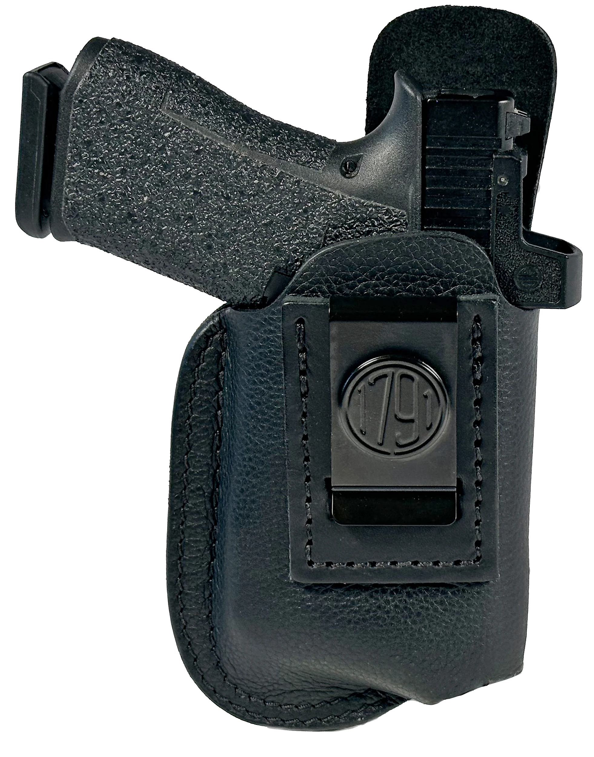 1791 Gunleather Optic Ready Light-Bearing Inside-the-Waistband Smooth Concealment Holster, ORLBSCH3NSBR