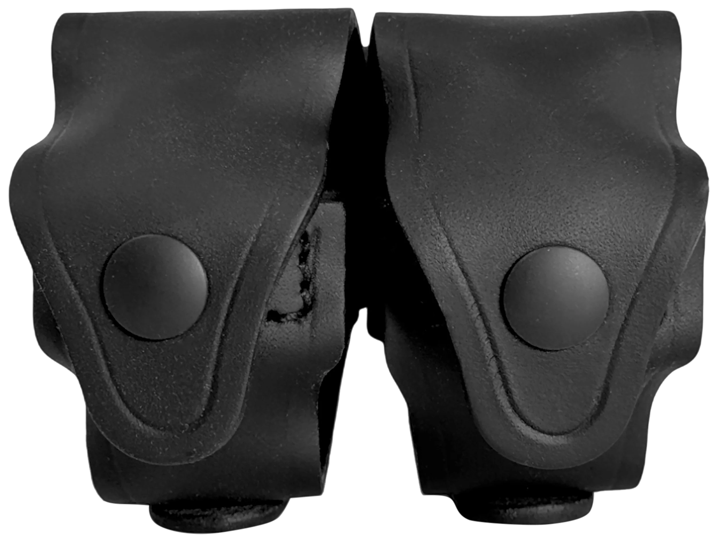 1791 Gunleather Revolver Speed Loader Double Carrier, Black Steerhide, Fits 5/6-Shot Loaders, RVSLDSBLA