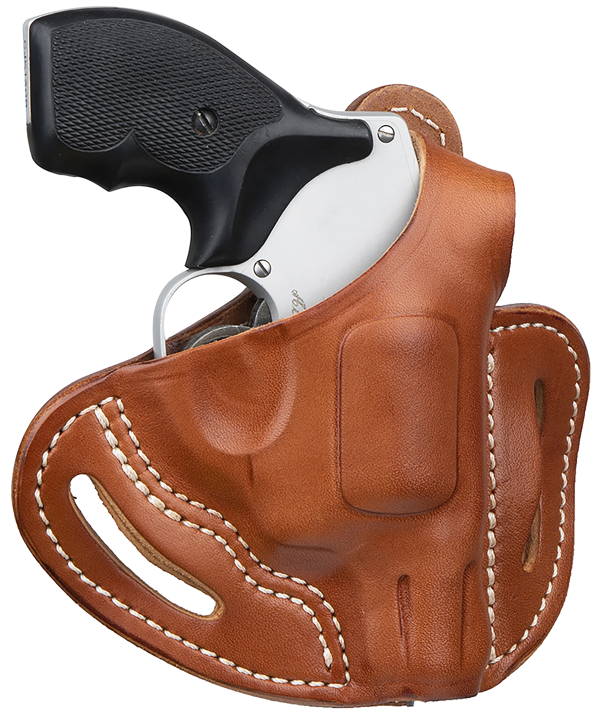 1791 Gunleather Outside-the-Waistband J-Frame Revolver Belt Holster, Classic Brown, RVHX1CBRR