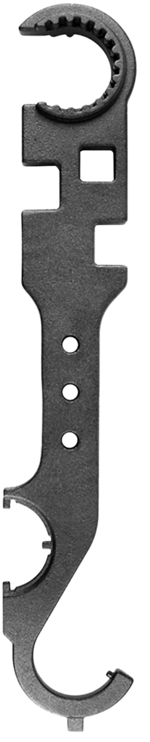 Aim Sports AR-15/M4 Armorer's Combo Wrench, 4140 Steel Powder-Coated Black Tool PJTW3