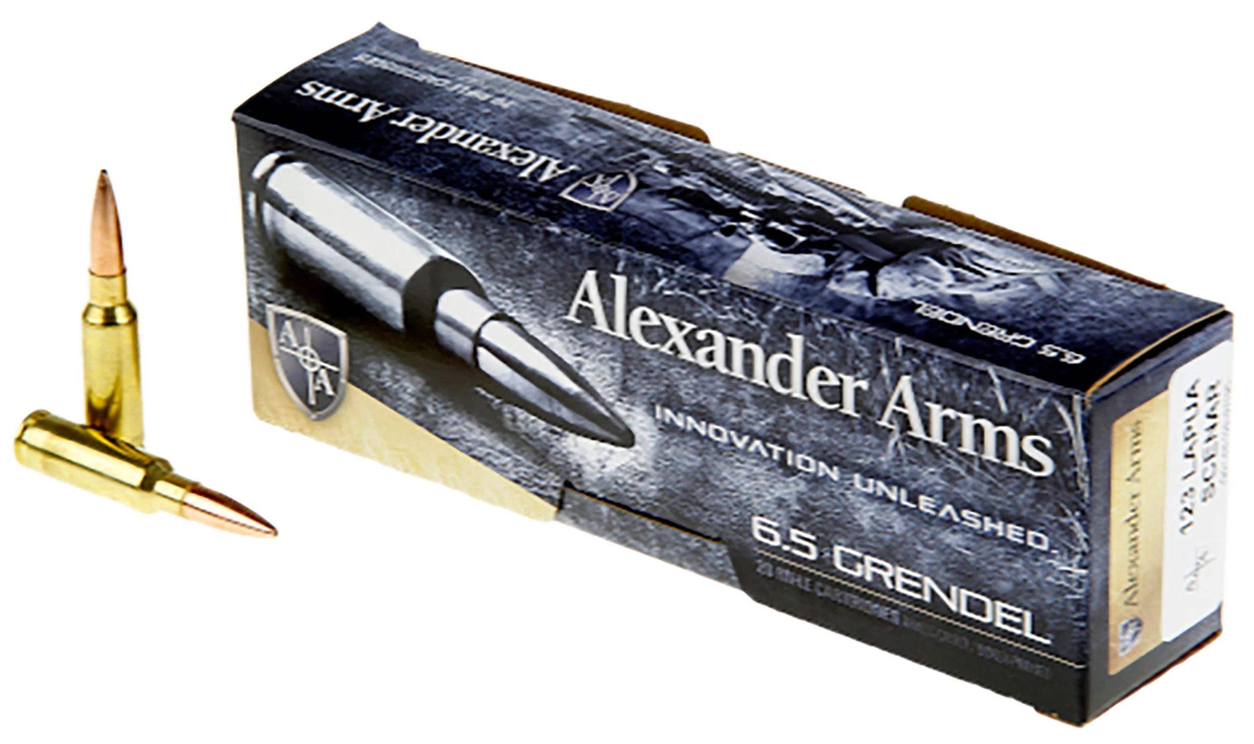 Alexander Arms 6.5 Grendel 123gr Lapua Scenar OTM Match Rifle Ammo 20/Box AG123LSBOX