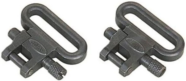ALLEN Magnum Sling Swivel Set for Rifles – 1 Inch Loop, Steel, Black, 300 lb Rated, 14510