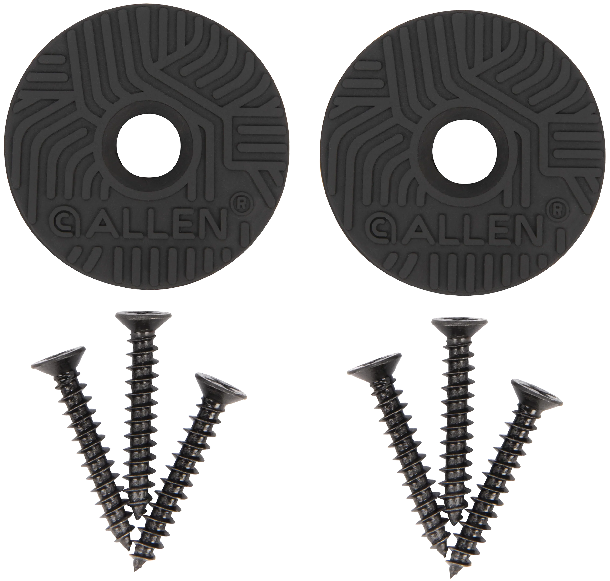 Allen 2-Piece Disc Gun & Tool Magnet Set, Rare-Earth Strength, Screw-Mount, 25 lb Hold, 5649