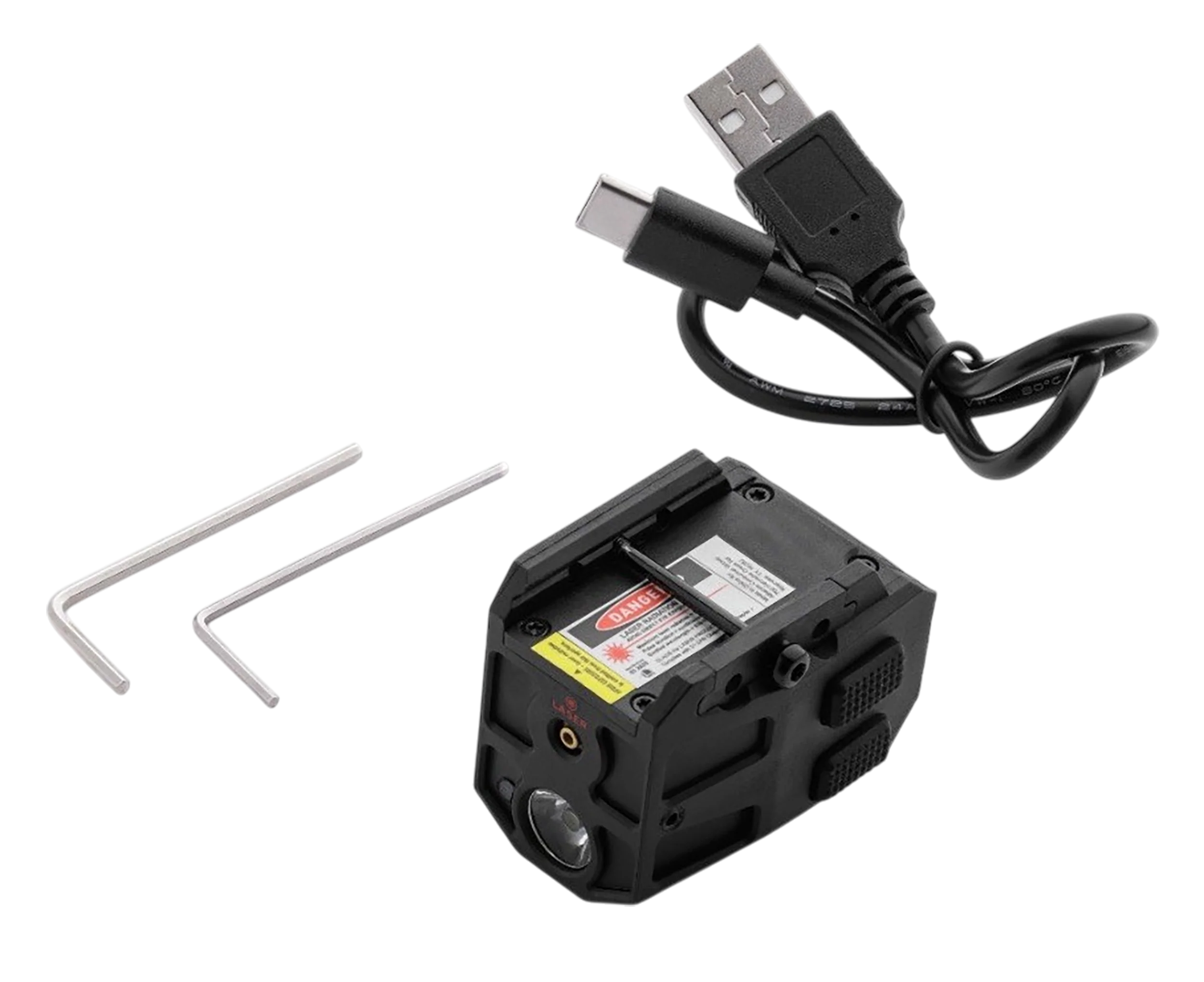 Alliance Consumer Group MYCRO Rail-Mount Rechargeable Weapon Light with Green Laser, 50/150/300 Lumens IPRMLT0003