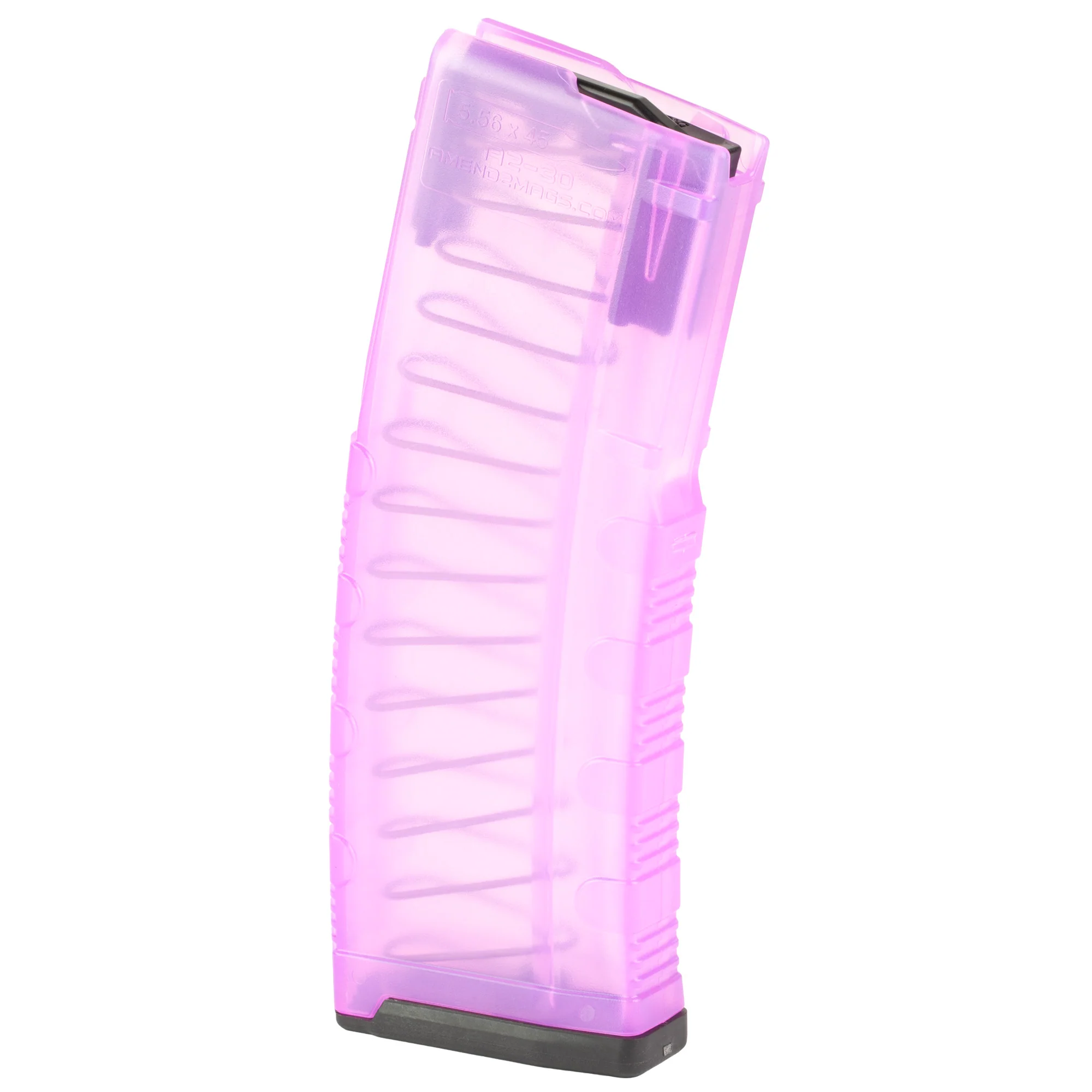 Amend2 MOD-C AR-15 5.56 NATO/.223 30-Round Translucent Polycarbonate Magazine Pink 556MODCPNK30 - Image 2