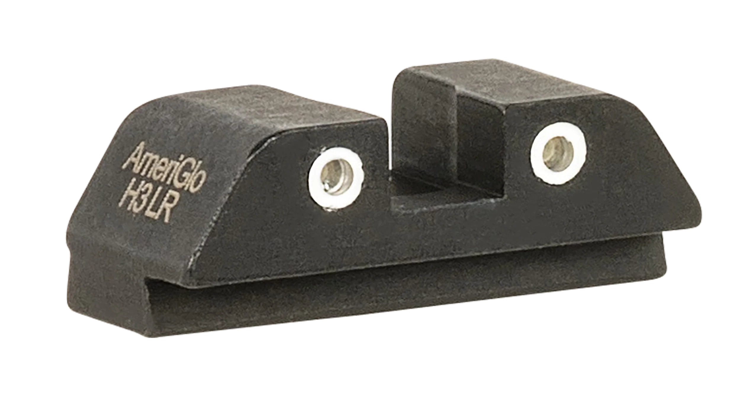 AmeriGlo Classic Tritium Rear Sight for Glock Gen 5 (excludes 42/43/48), Steel Green/White, GL8113R