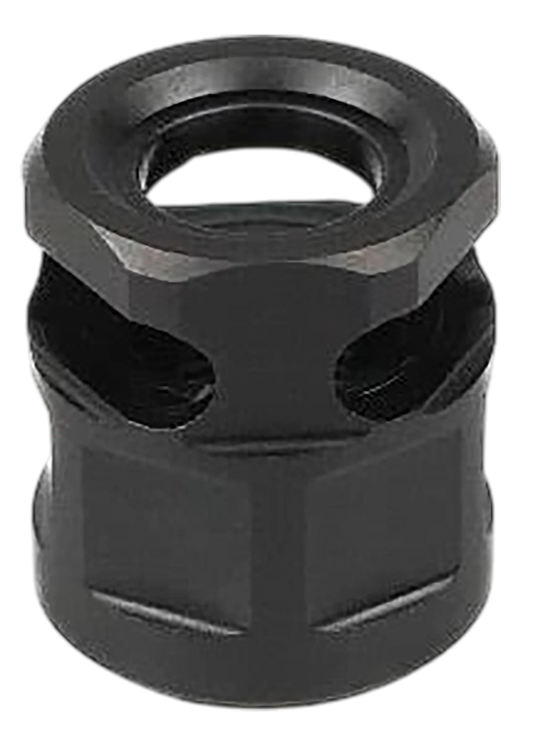 ARMASPEC PAWN Micro Pistol Compensator 1/2x28 Stainless Steel QPQ Finish ARM4521-BLK
