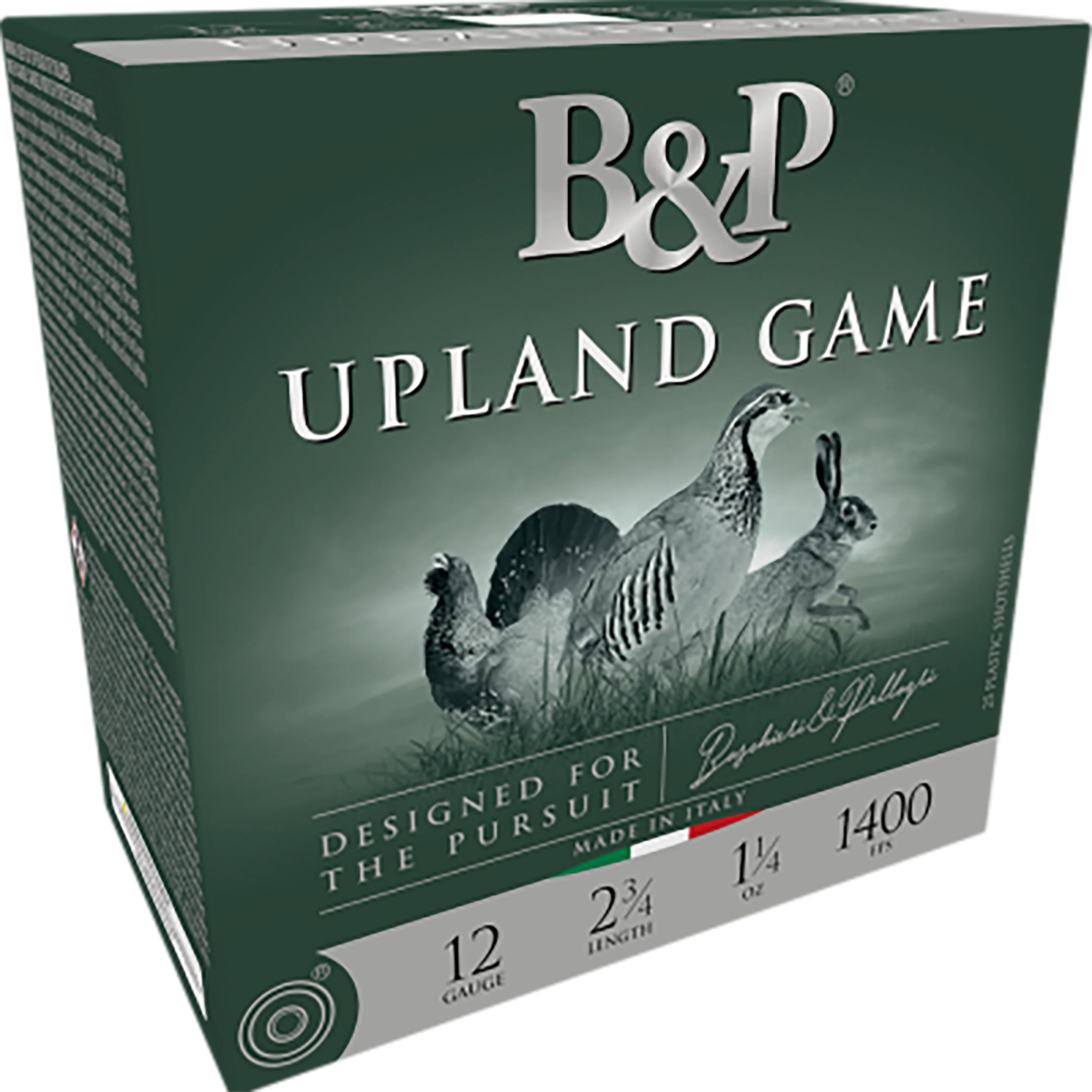 B&P Ammunition Upland Game Classic 12 Gauge 2.5in 1oz #7.5 Lead Shotshells 12B1UP75