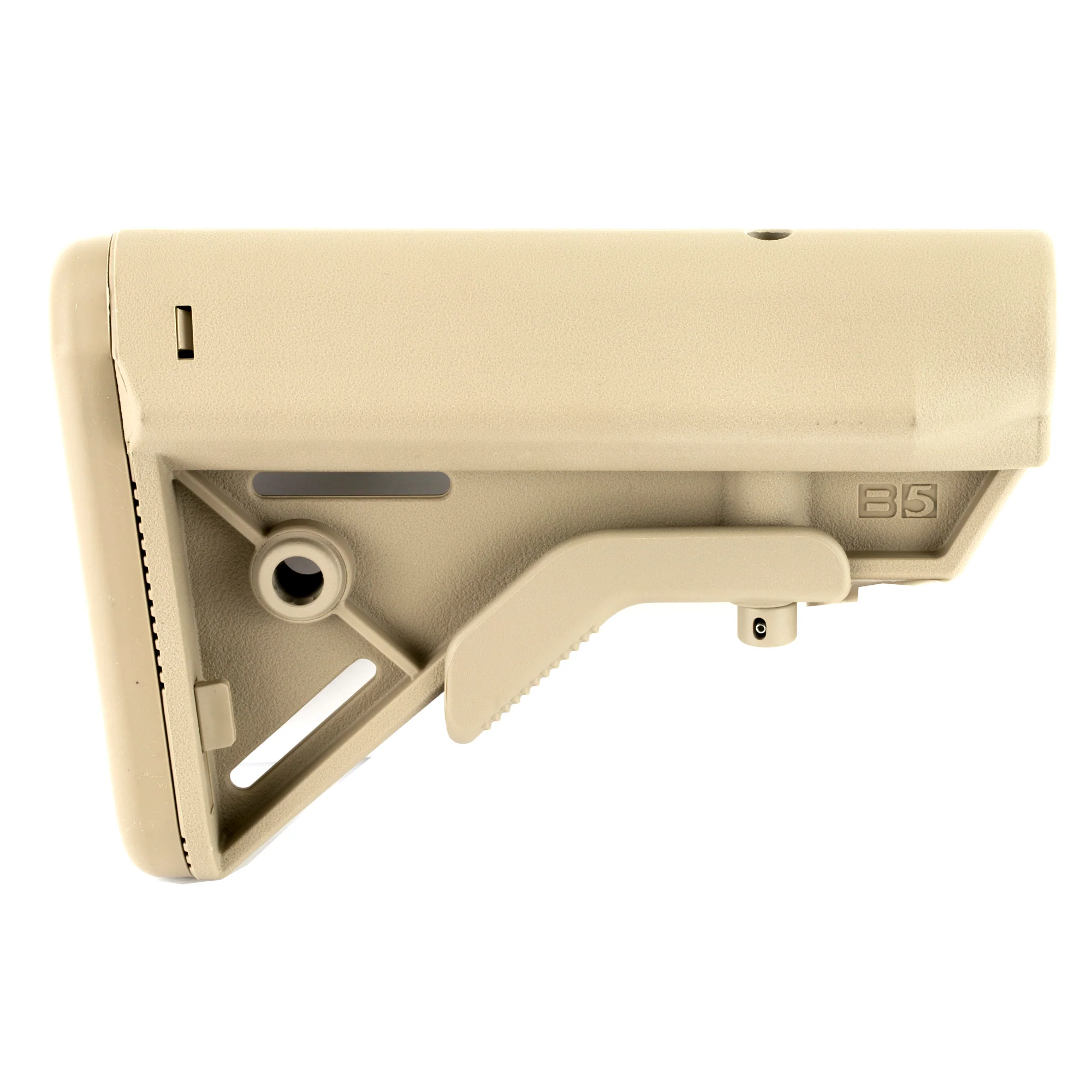 B5 Systems Bravo Mil-Spec AR-15 Carbine Stock Flat Dark Earth Quick Detach Sling Mount BRV-1085 - Image 2