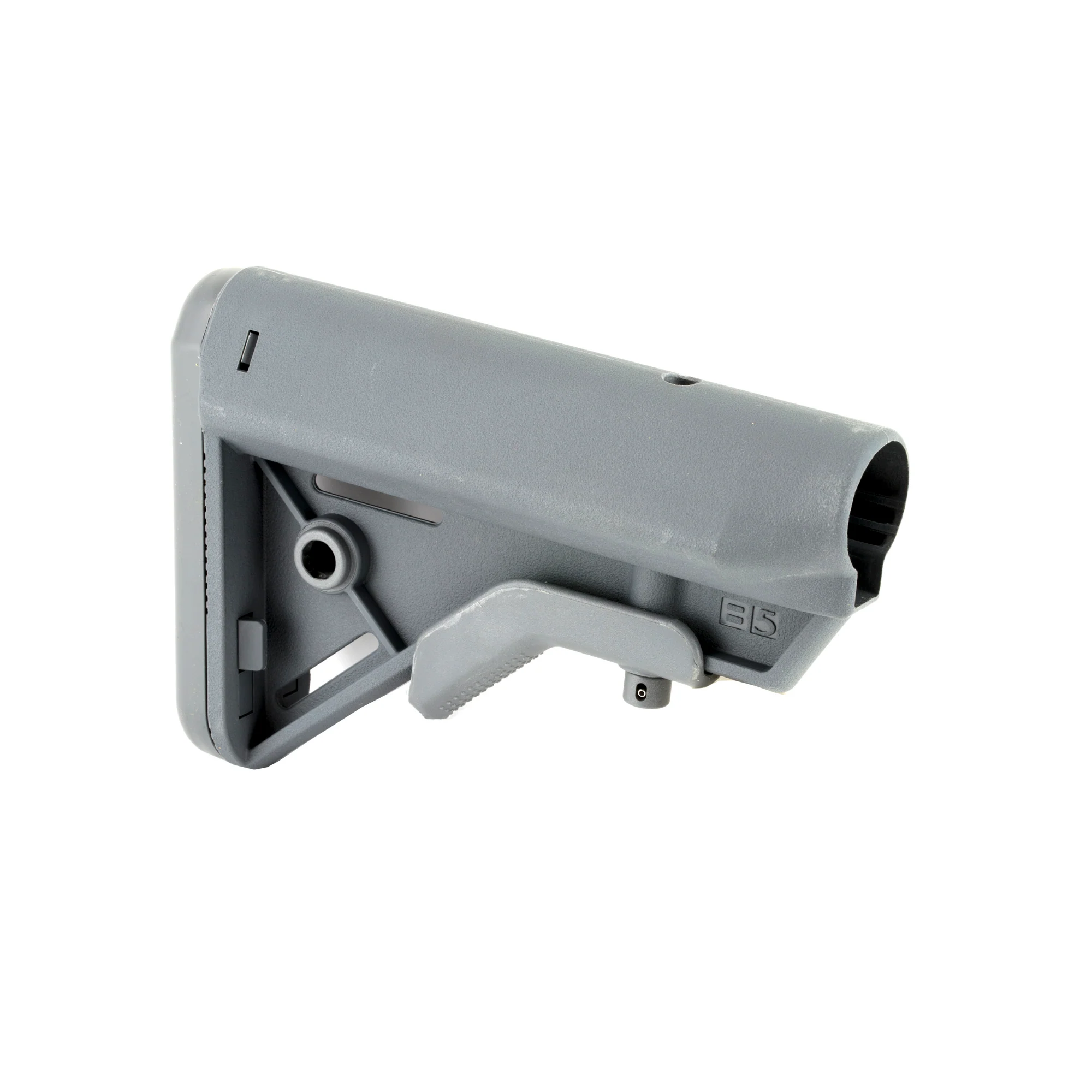B5 Systems Bravo Mil-Spec Carbine Buttstock, QD Sling Mount, Gray BRV-1117 - Image 3