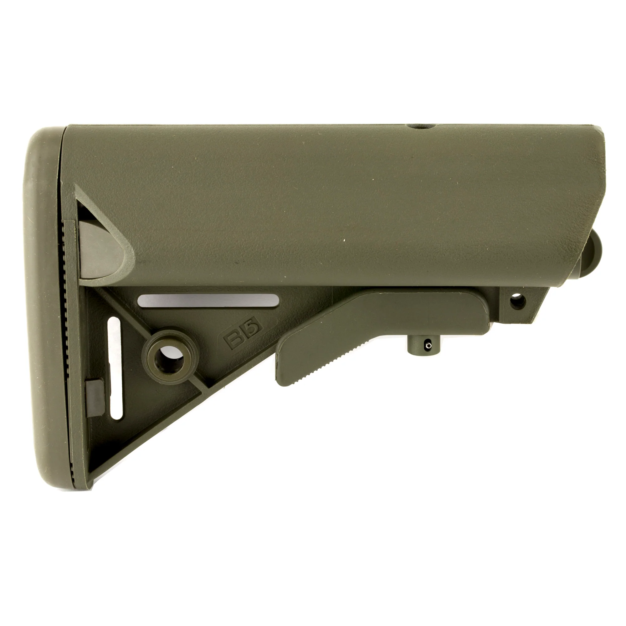 B5 Systems Enhanced SOPMOD Mil-Spec Buttstock, OD Green, QD Sling Mount, Storage SOP-1097 - Image 2