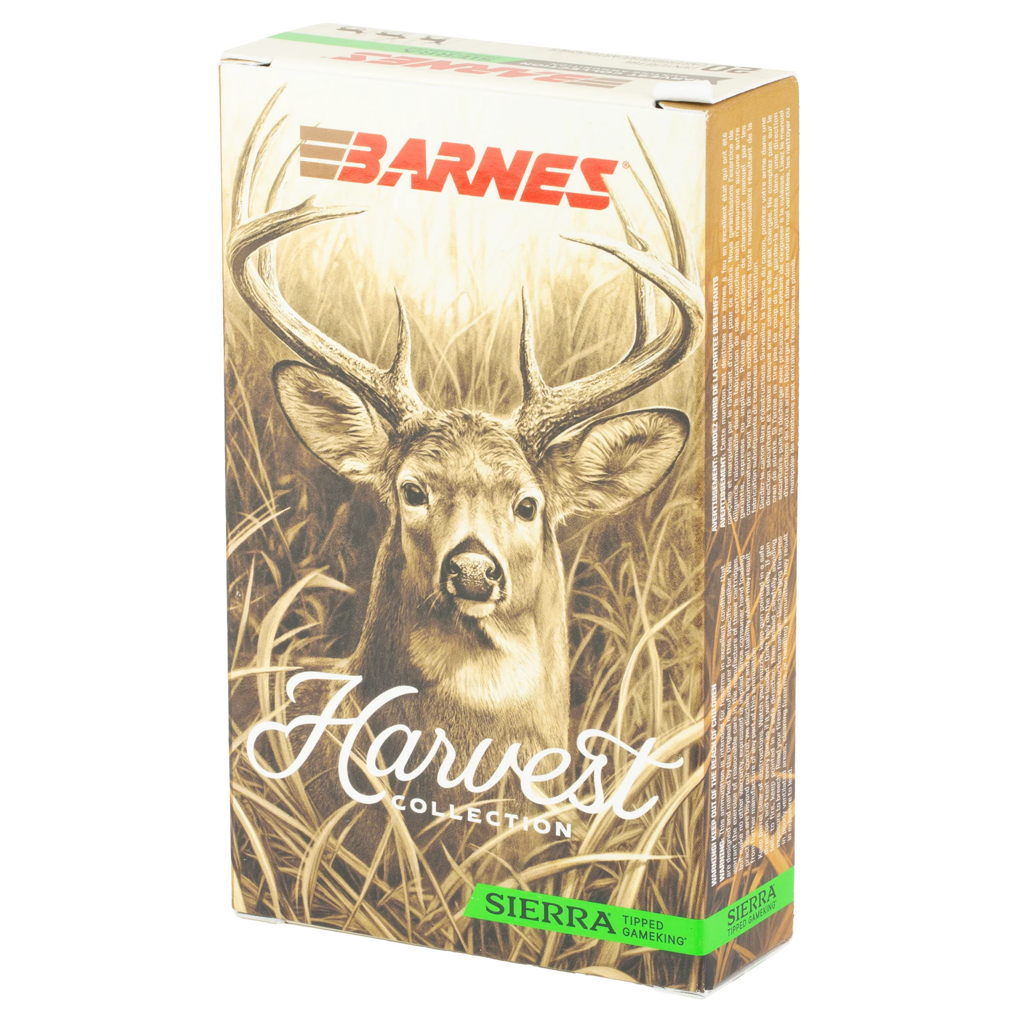 Barnes Harvest .270 Winchester 140gr Sierra Tipped GameKing Hunting Rifle Ammo, 20 Rounds 32399 - Image 3