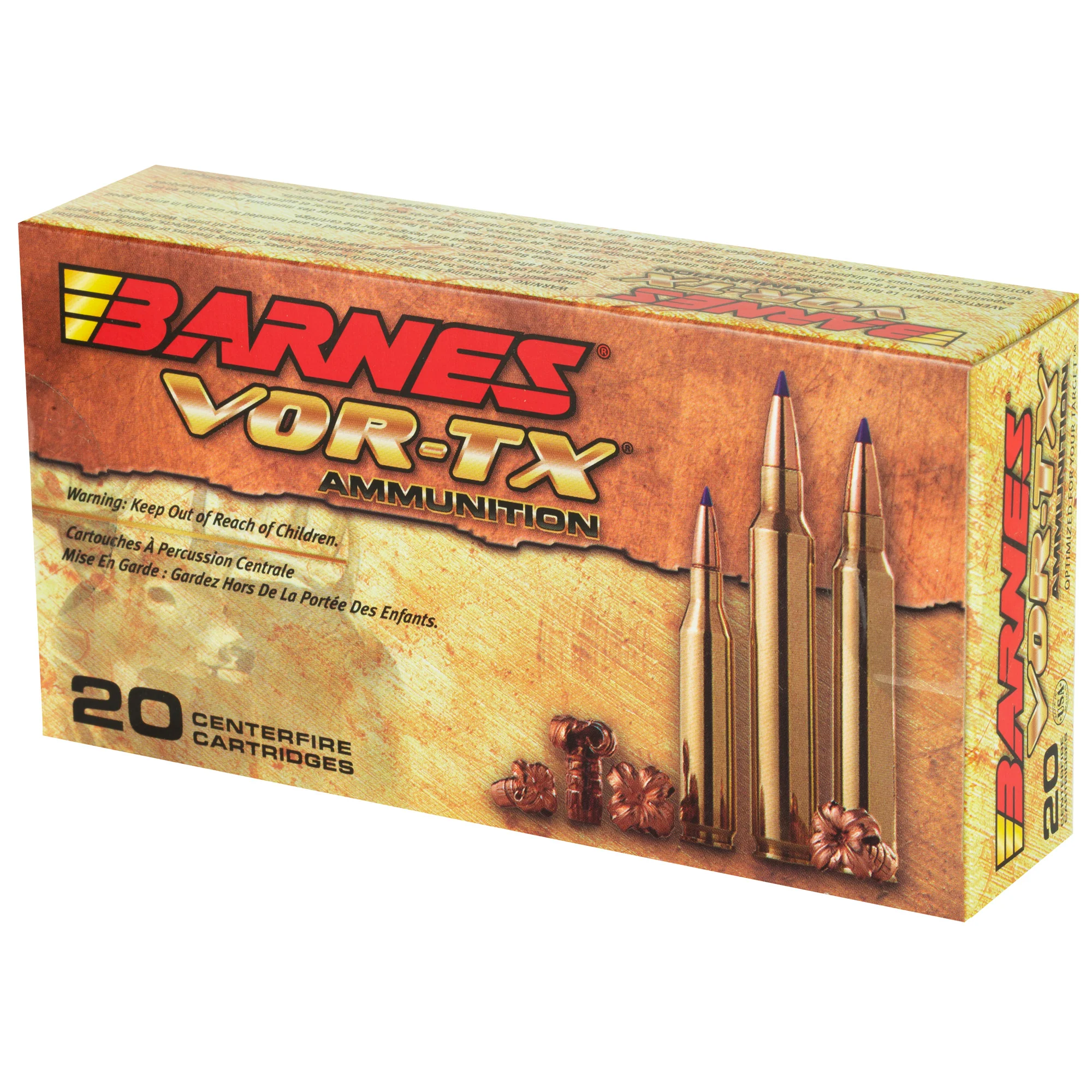 Barnes VOR-TX 7mm-08 Rem 120gr Tipped Triple-Shock X Boat Tail Lead-Free Ammo 21561 - Image 3