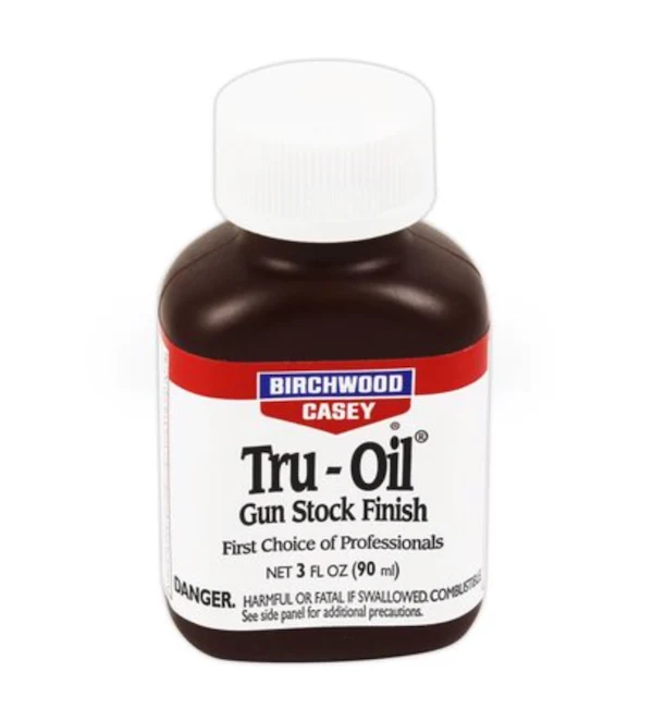 Birchwood Casey Tru-Oil Gun Stock Finish, Fast-Drying Linseed Blend, 3 oz Bottle, BC-23123