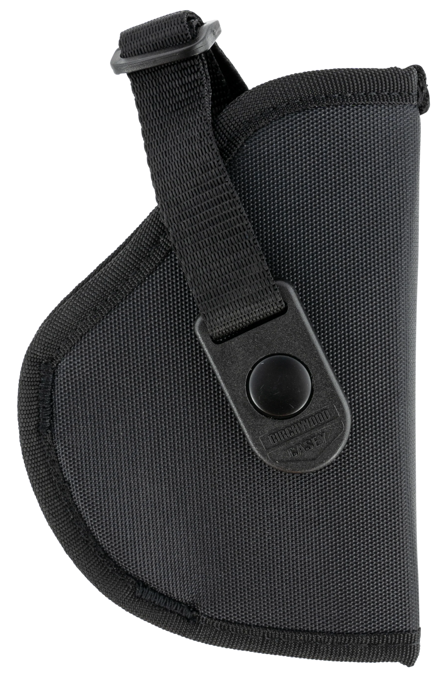 Birchwood Casey Nylon Outside-the-Waistband Holster, Size 08, Ambidextrous Belt Loop, Black, Fits 3.25–3.75 in — NH08
