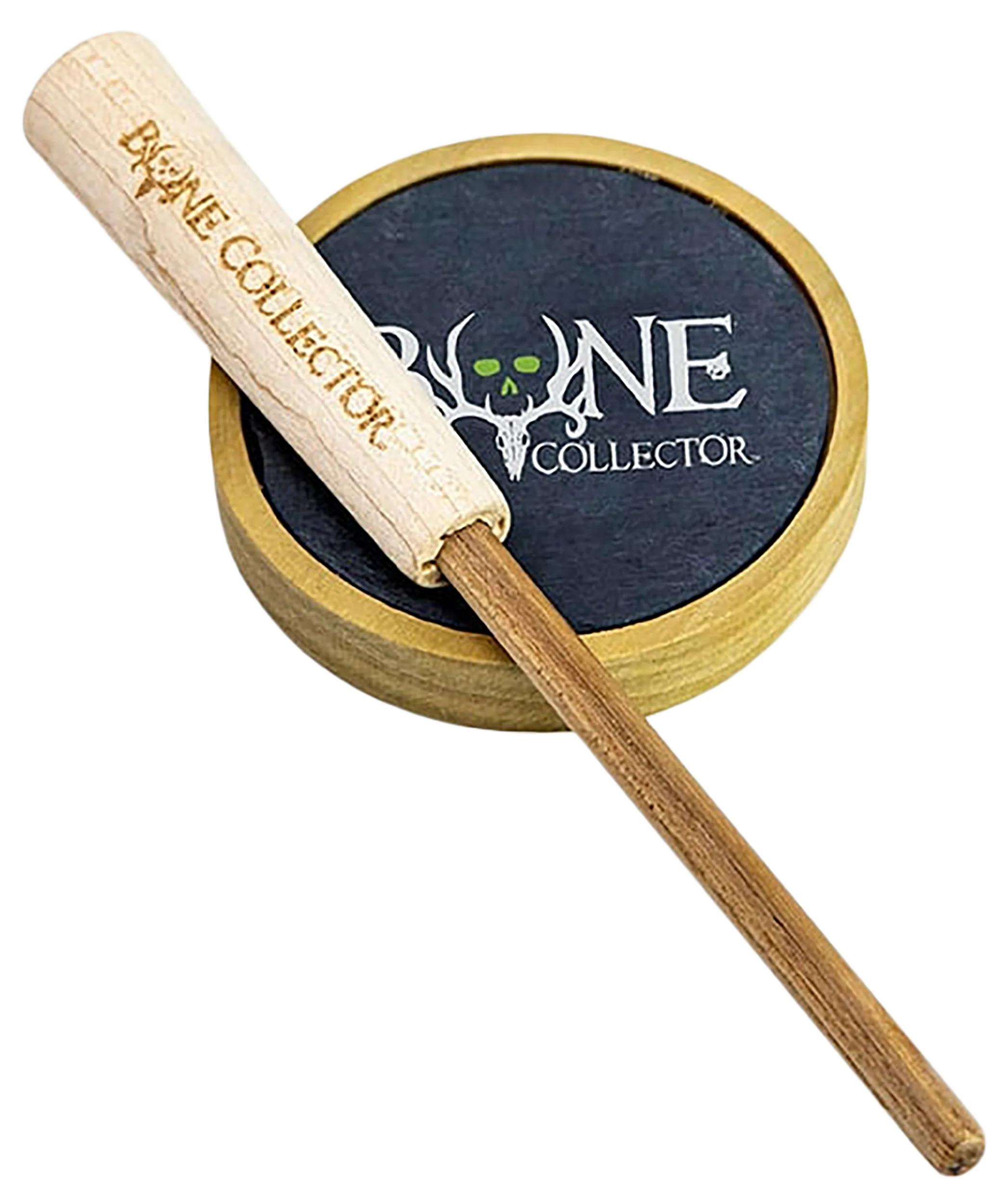 Bone Collector Poplar Girl Turkey Slate Pot Call with Hickory Striker, Compact, BC110005