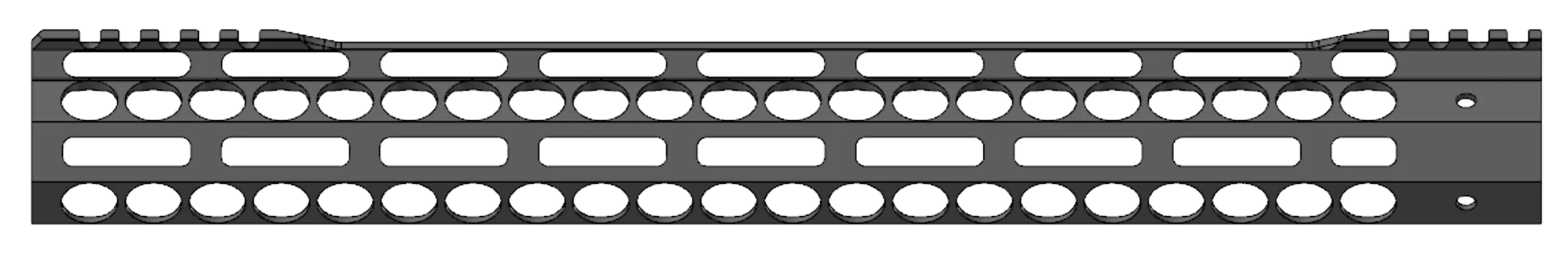 Bowden Tactical Air-Rail Standard 13-Inch Competition Handguard Rail System, Black J1376013C