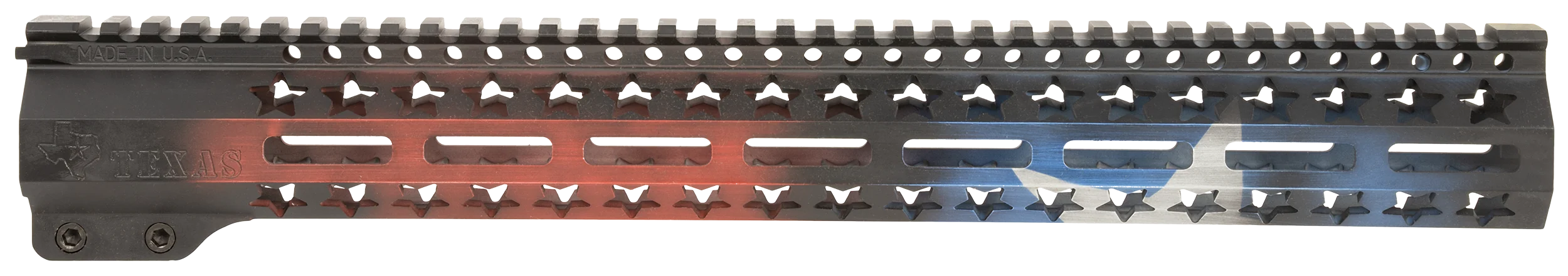 Bowden Tactical AR-15 Rail/Handguard 15 Inch Texas Flag Finish J23015-TX