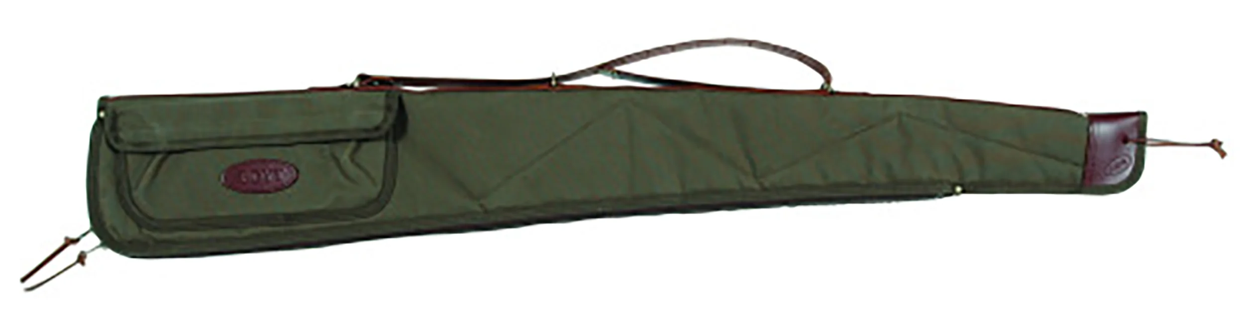 Boyt Harness Signature Shotgun Case, Olive Drab (OD) Green Waxed Canvas, 52-inch – 0GCWC5211