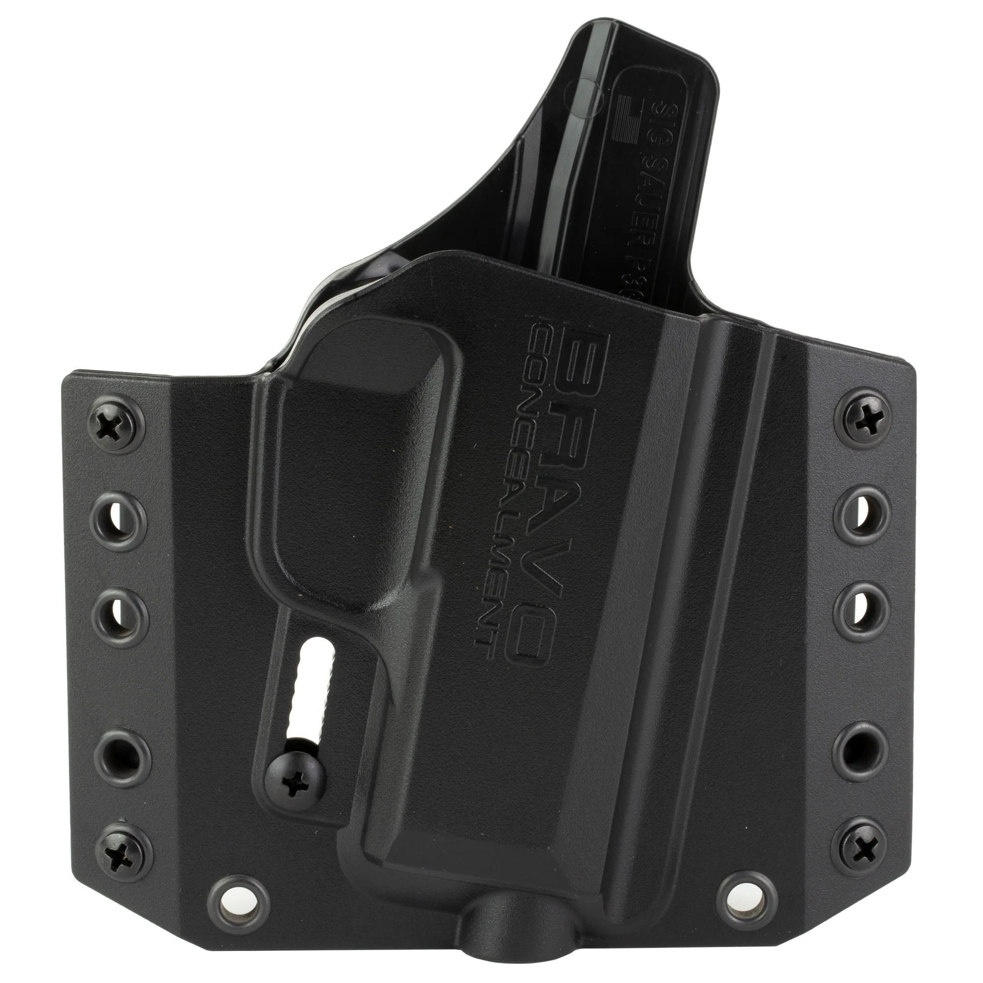Bravo Concealment Adaptive Outside-the-Waistband Holster for Sig P365, Right-Hand Black, 1.5in Loops, Adjustable Retention BC10-1025