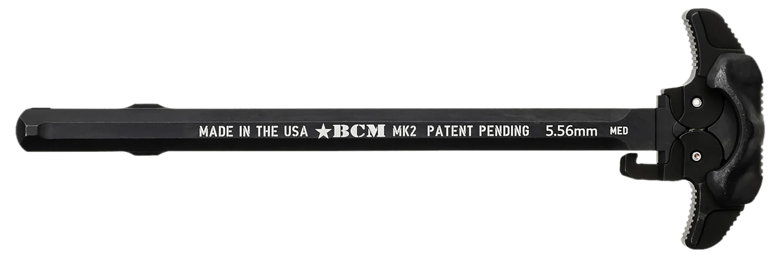 Bravo Company MK2 Ambidextrous AR-15 Charging Handle, Medium Latch, Black 7075-T6 GFHMK2MEDAMBI