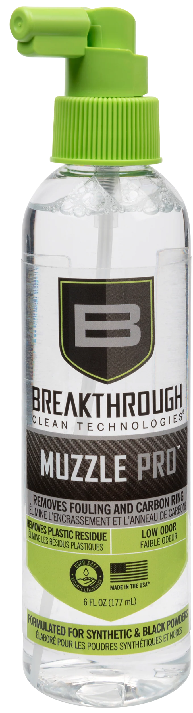 Breakthrough Clean Muzzle Pro Heavy Carbon Bore Cleaner, 6 oz Pump Spray – BTMZPRO6OZ