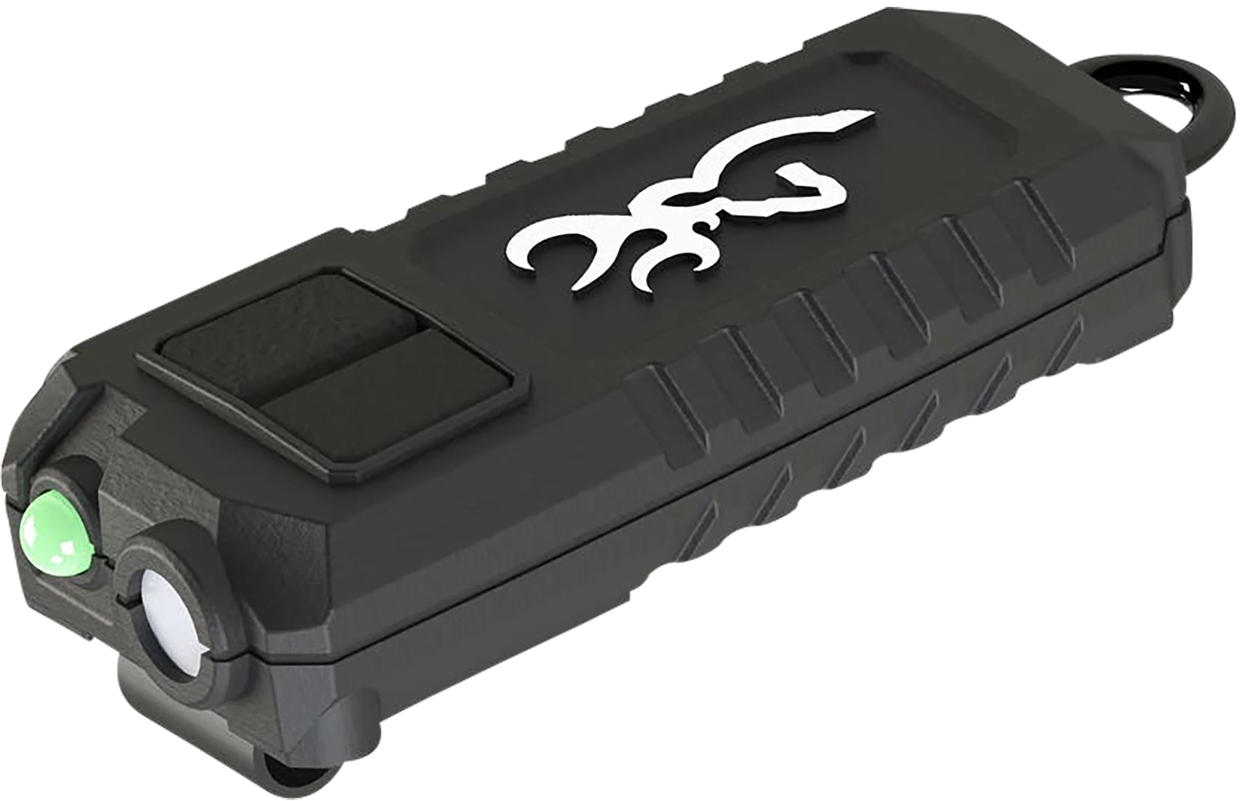 Browning Trailmate USB Rechargeable Keychain/Cap Light, 7–360 Lumens, Black, White/Green LEDs, 3715015