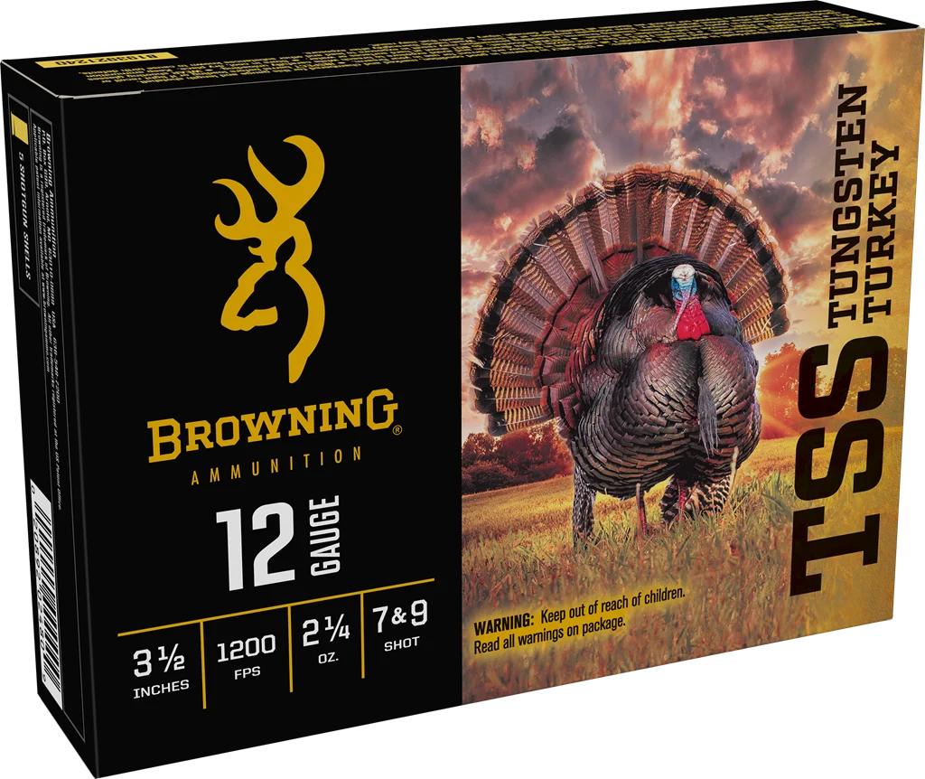 Browning Ammo TSS Tungsten Turkey 12 Gauge 3.5in 2-1/4oz #7/#9 Shot Shells 5ct B193921240