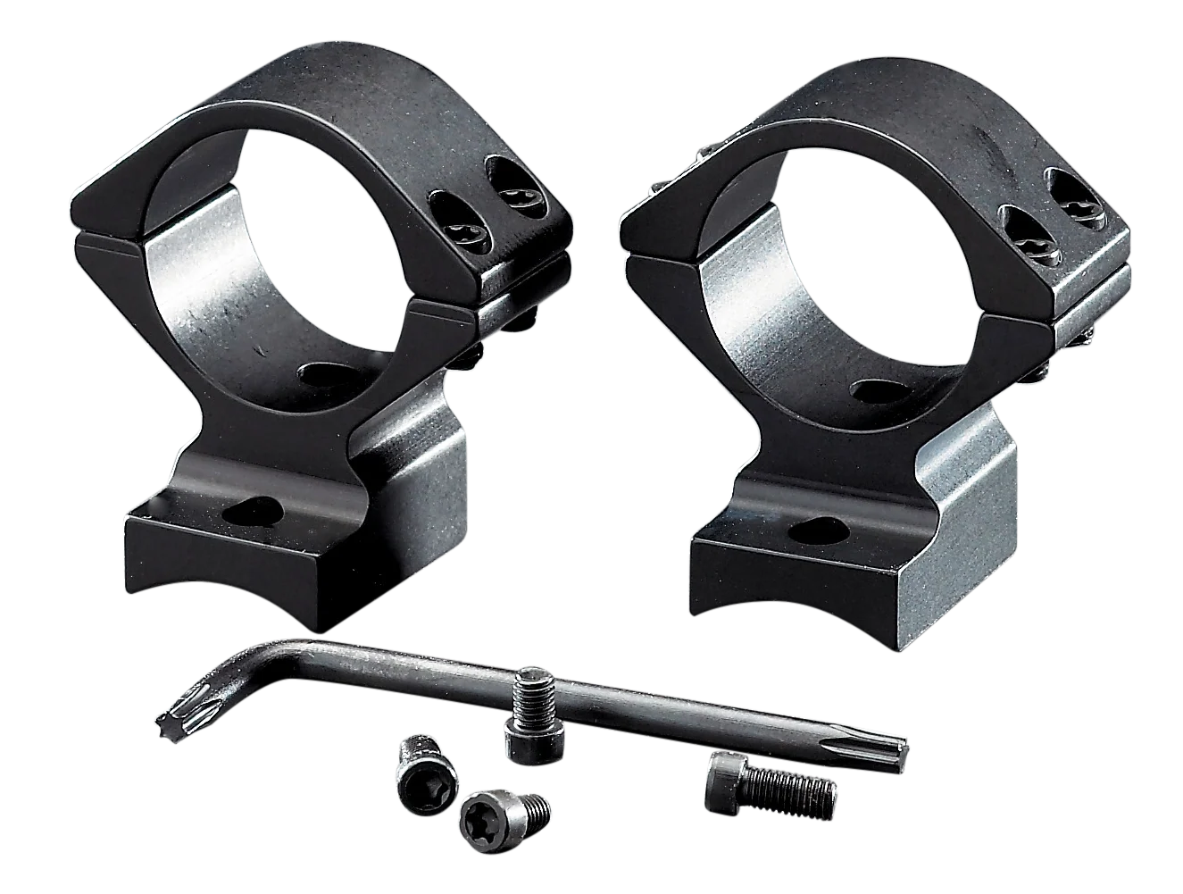 Browning BAR/BLR Integrated Scope Mount System, 1 in Medium Rings, Gloss Blued Aluminum – 12395