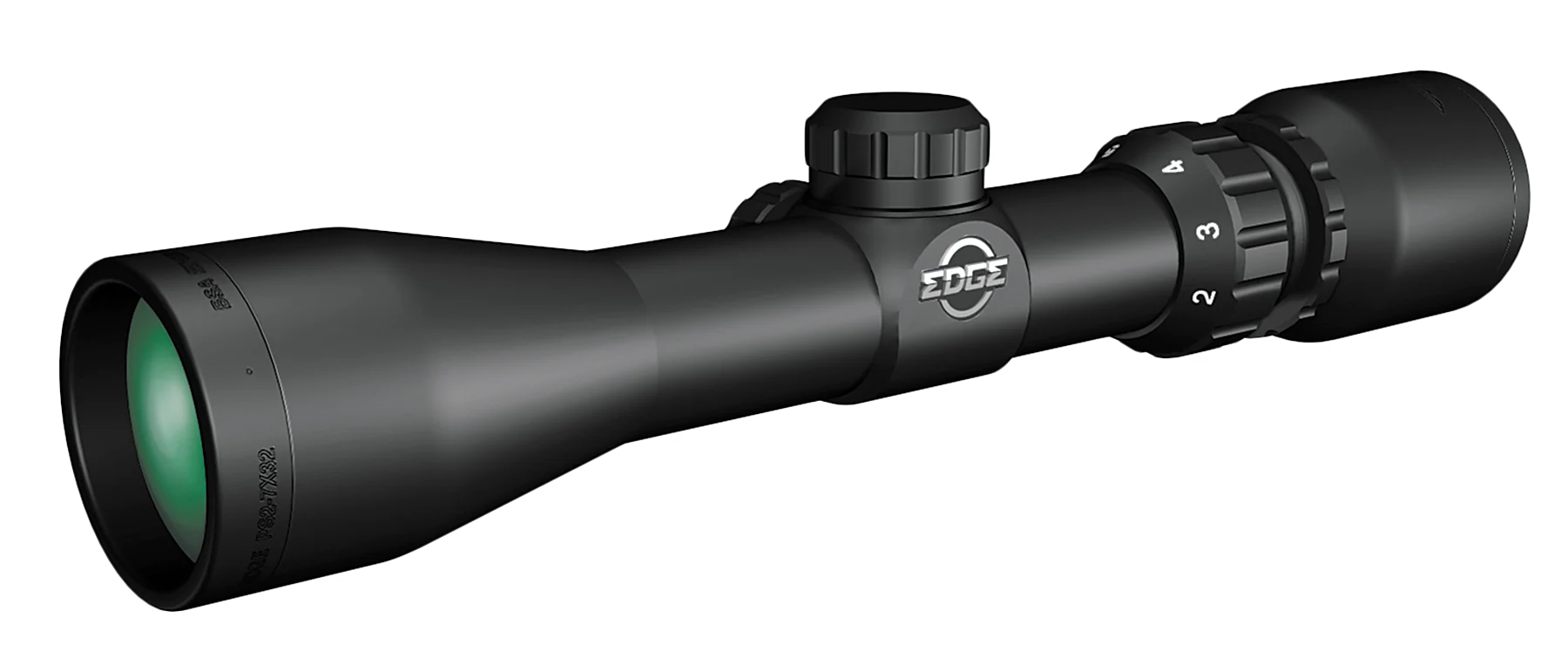 BSA Edge Pistol Scope 2-7x32mm, 1-inch Tube, Waterproof Matte Black, 30/30 Reticle PS27X32