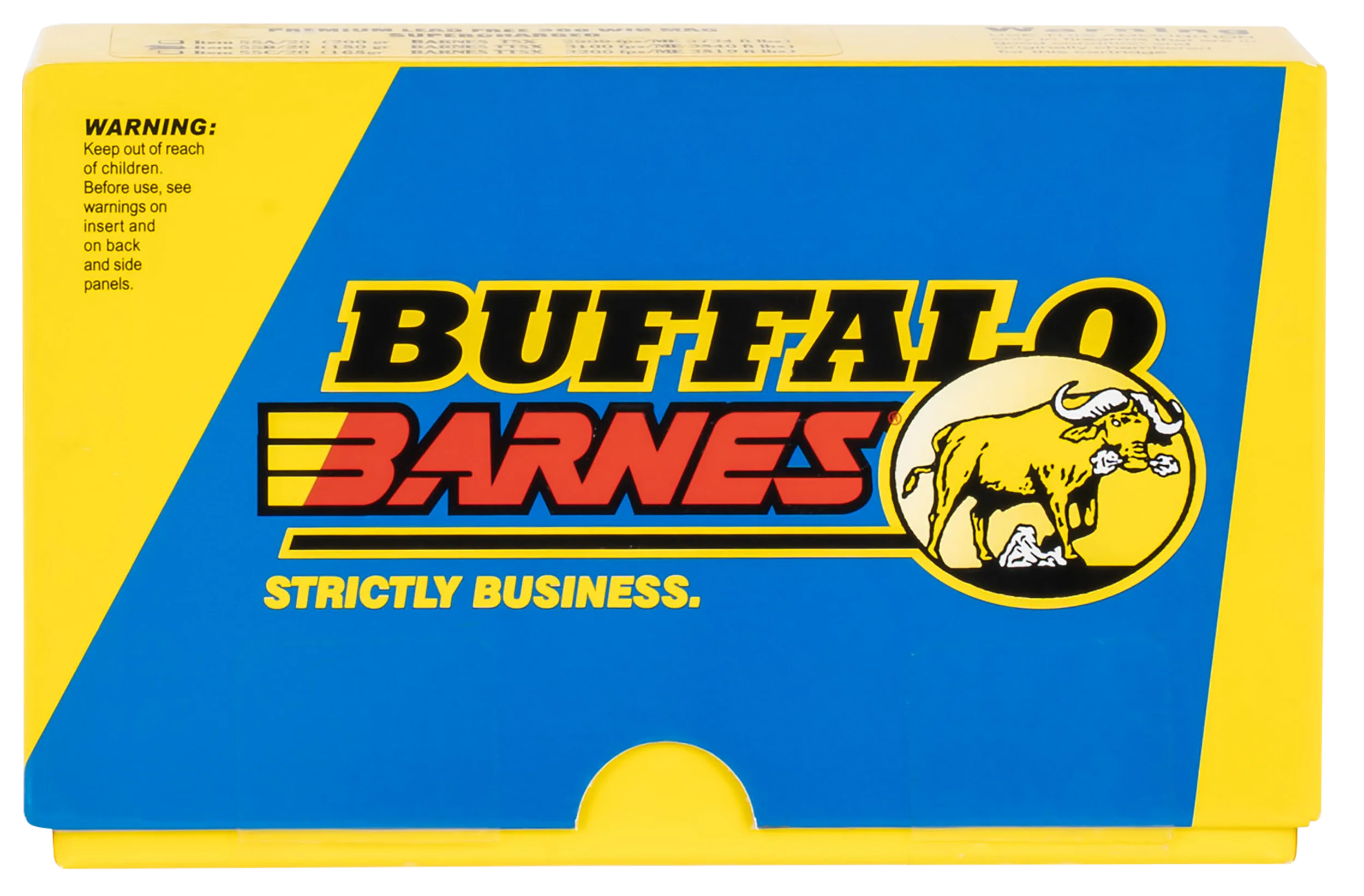 Buffalo Bore Buffalo-Barnes .300 Winchester Magnum 180gr Barnes Tipped TSX Lead-Free Ammo 55B20