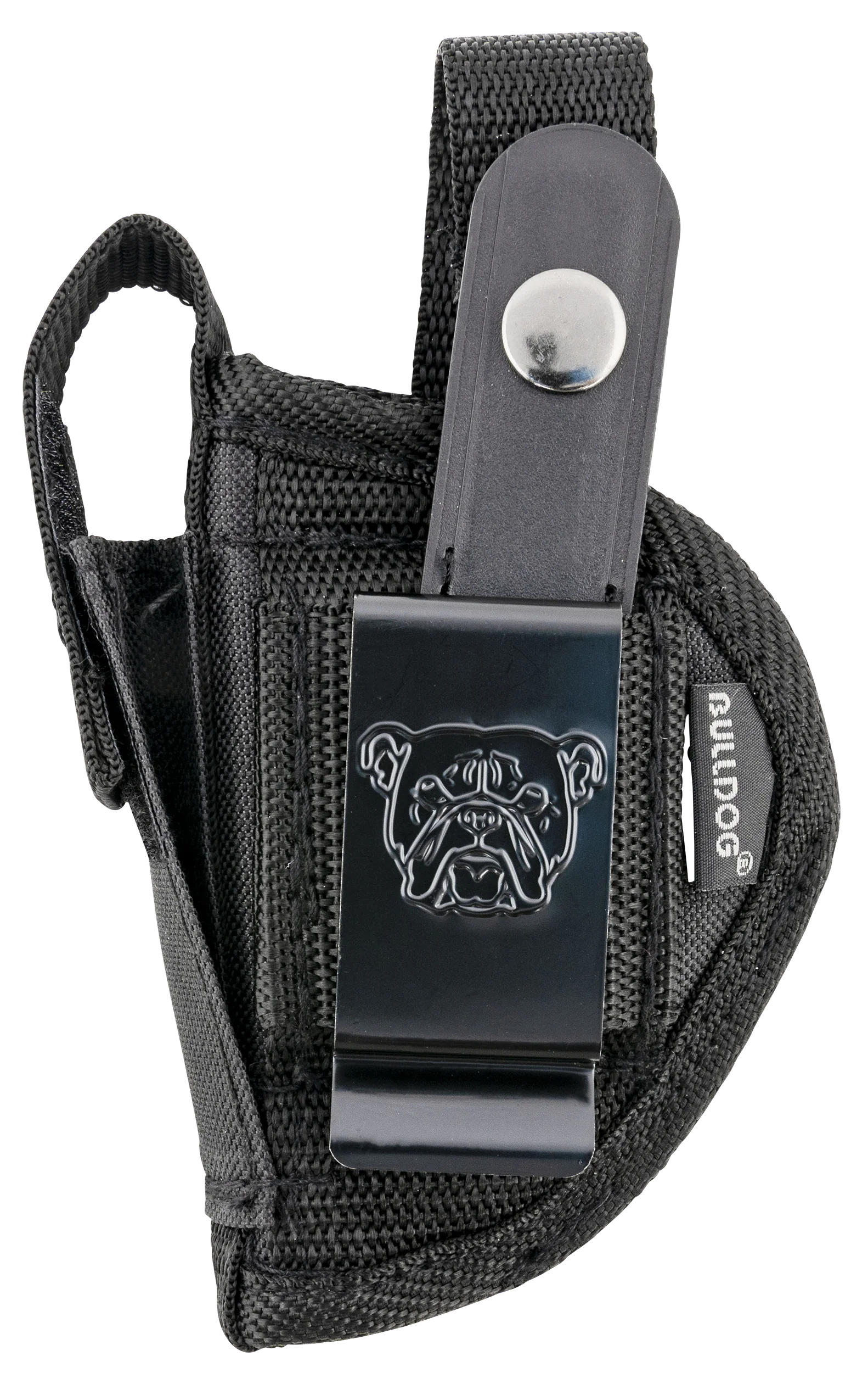 Bulldog Extreme Size 11 Outside-the-Waistband Holster, Black Nylon, Fits Taurus Public Defender FSN11
