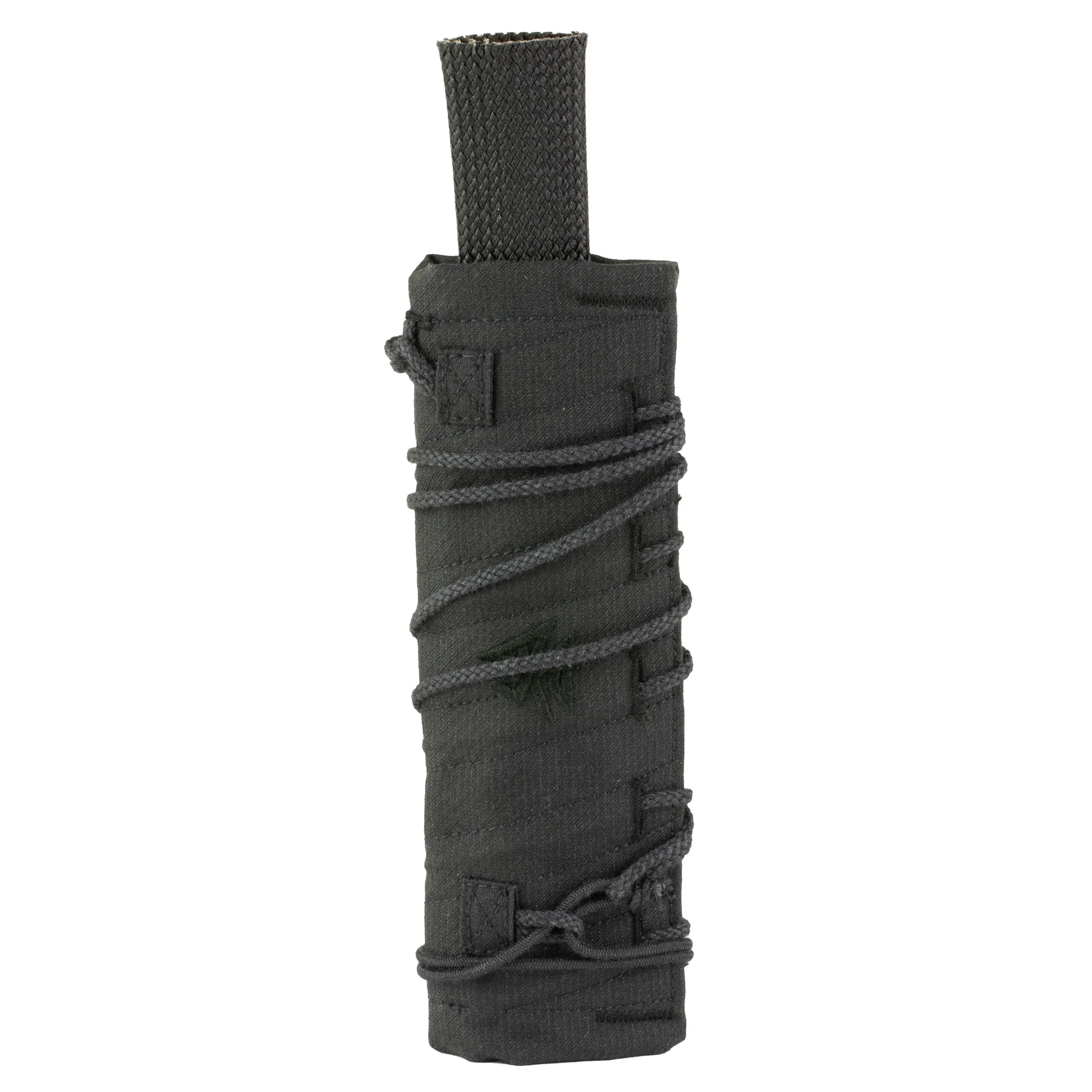 Burn Proof Gear Heavy Suppressor Cover 8.5in x 1.5in Black Fire-Retardant No-Slip Fit BPG-SC-H-8-5-1-5-BLK