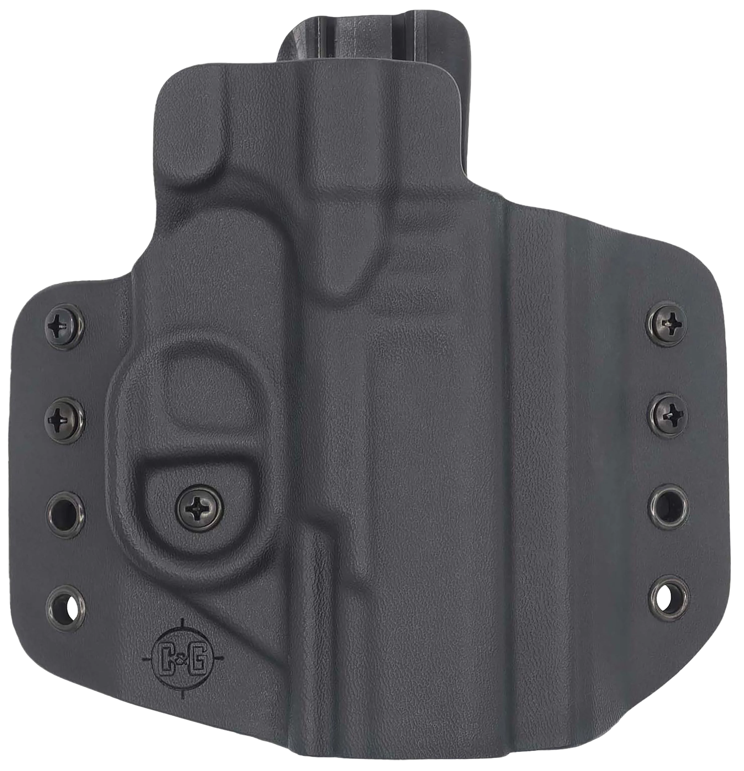C&G Holsters Covert Outside-the-Waistband Kydex Holster, Belt Loop, Walther PDP 4 in Right-Hand - 1212100