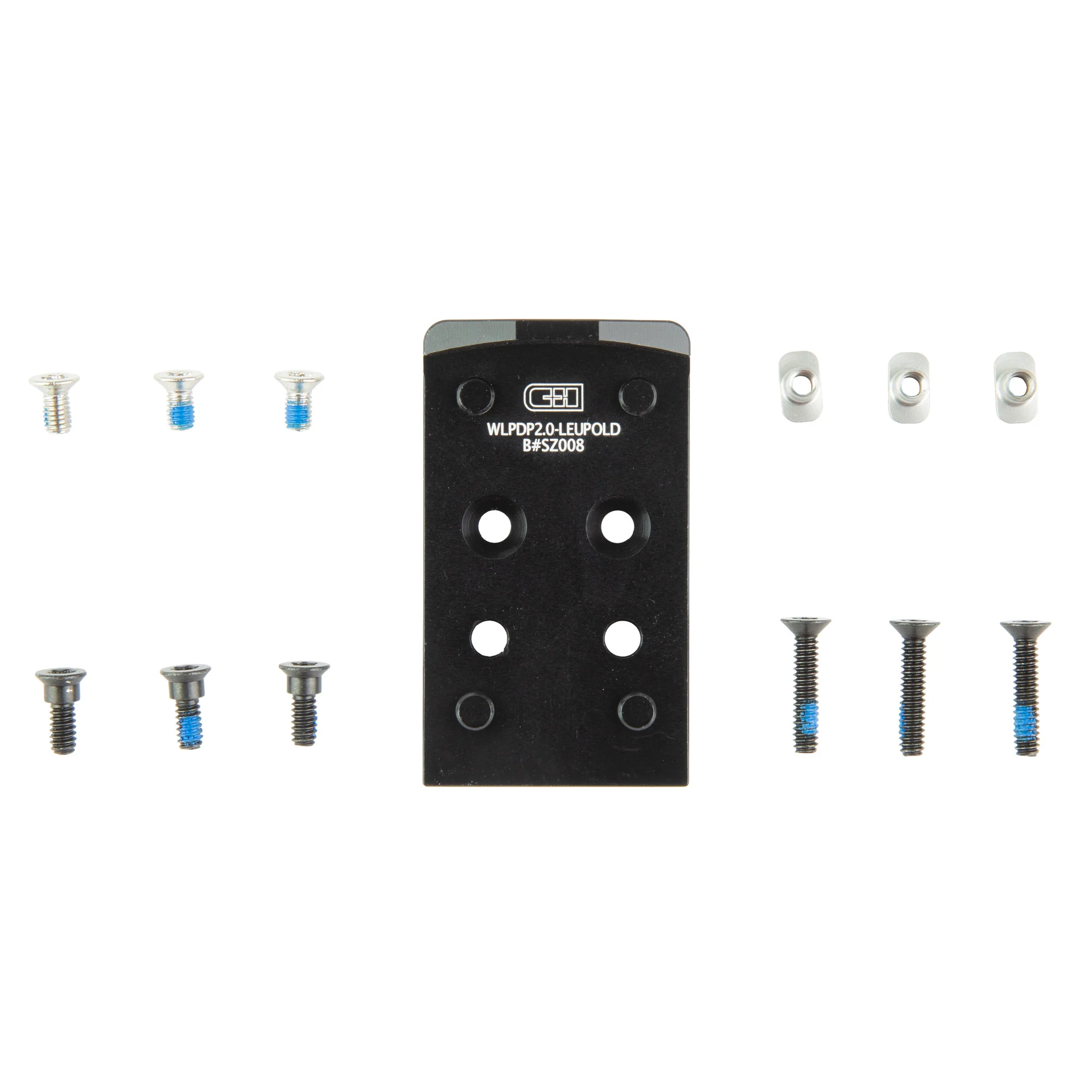 C&H Precision Walther PDP 2.0 Optic Plate for Leupold DeltaPoint Pro/EOTech EFLX WLPDP2.0DPPEFLX