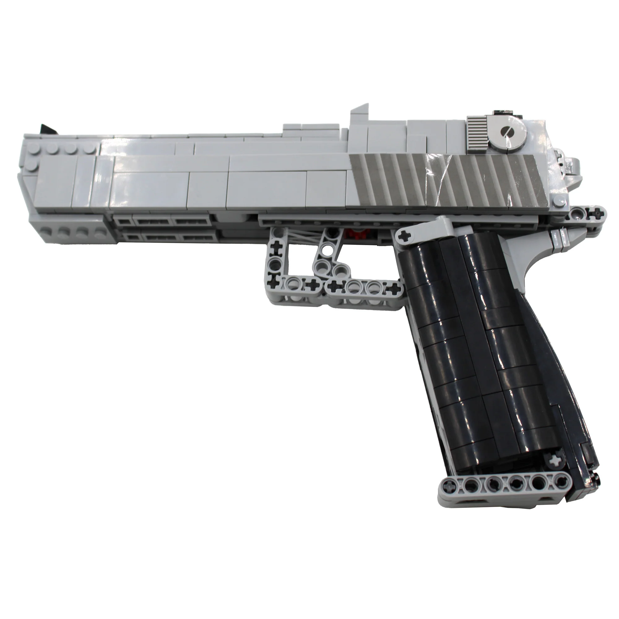 Caliber Gourmet Building Blocks Handgun Toy with 528 Pieces, Shoots Plastic Projectiles CBG-BB-4