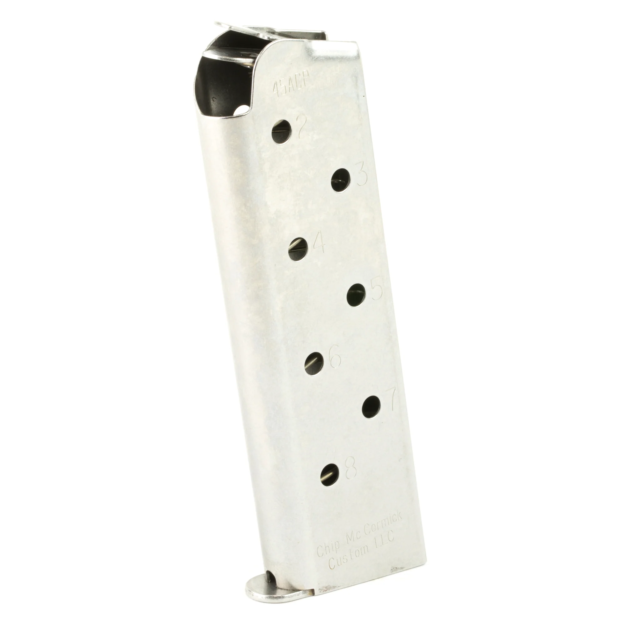 CMC Products Match Grade 1911 Magazine, 8-Round .45 ACP Stainless Steel M-MG-45FS8