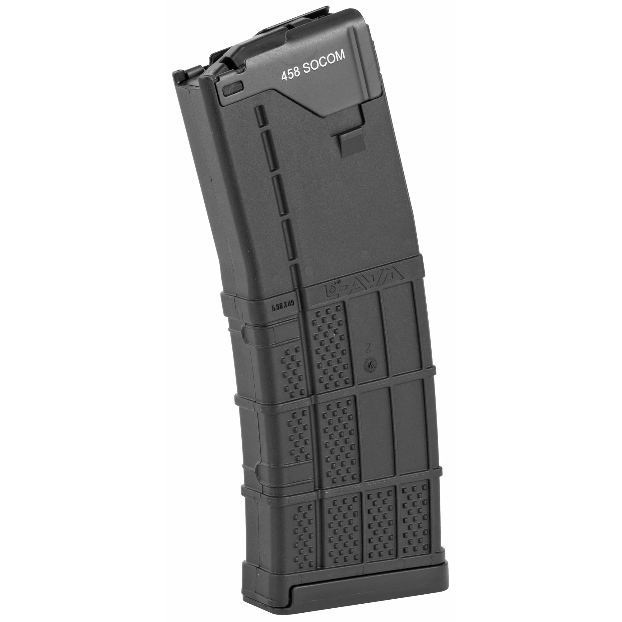 CMMG MkW-15 .458 SOCOM 10-Round Magazine, Polymer Body w/ Steel Feed Lips 48AFC44