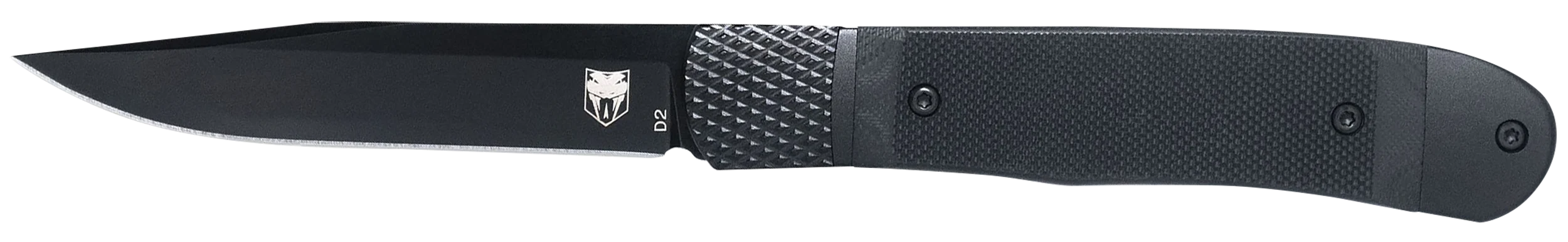 CobraTec Knives Trapper Hidden Release Folding Knife, Black G10, 3.13 in 154CM Blade – CTTHRG10BKO