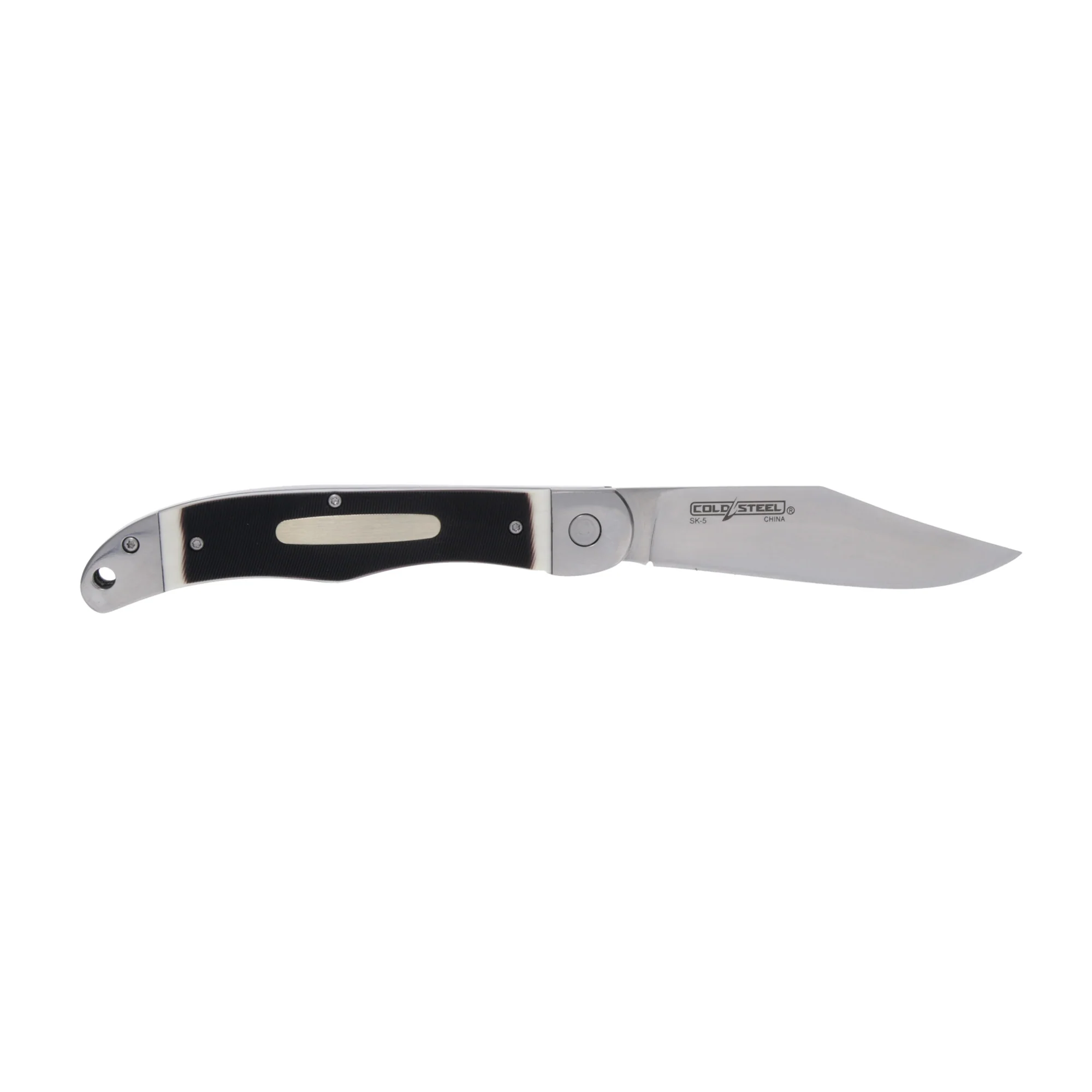 Cold Steel Ranch Boss II Folding Knife 4in Clip Point SK-5 High Carbon Steel, CS-20NPM1 - Image 2