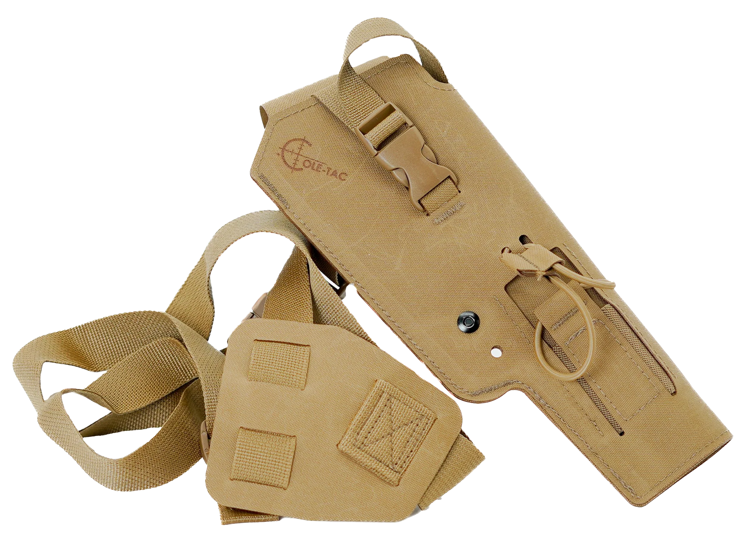 COLE-TAC Varmint Wrangler Suppressed .22 Chest Holster with Adjustable Harness & Mag Pouch, VW212