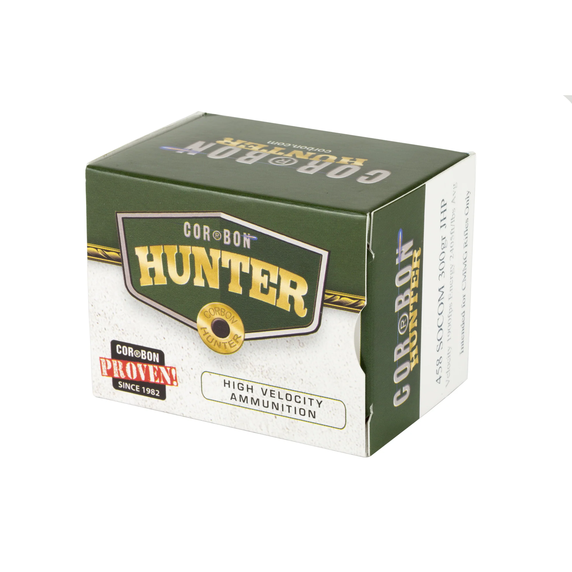 Corbon Ammo .458 SOCOM 300 Grain Jacketed Hollow Point Rifle Ammunition 20rd Box 458300 - Image 3