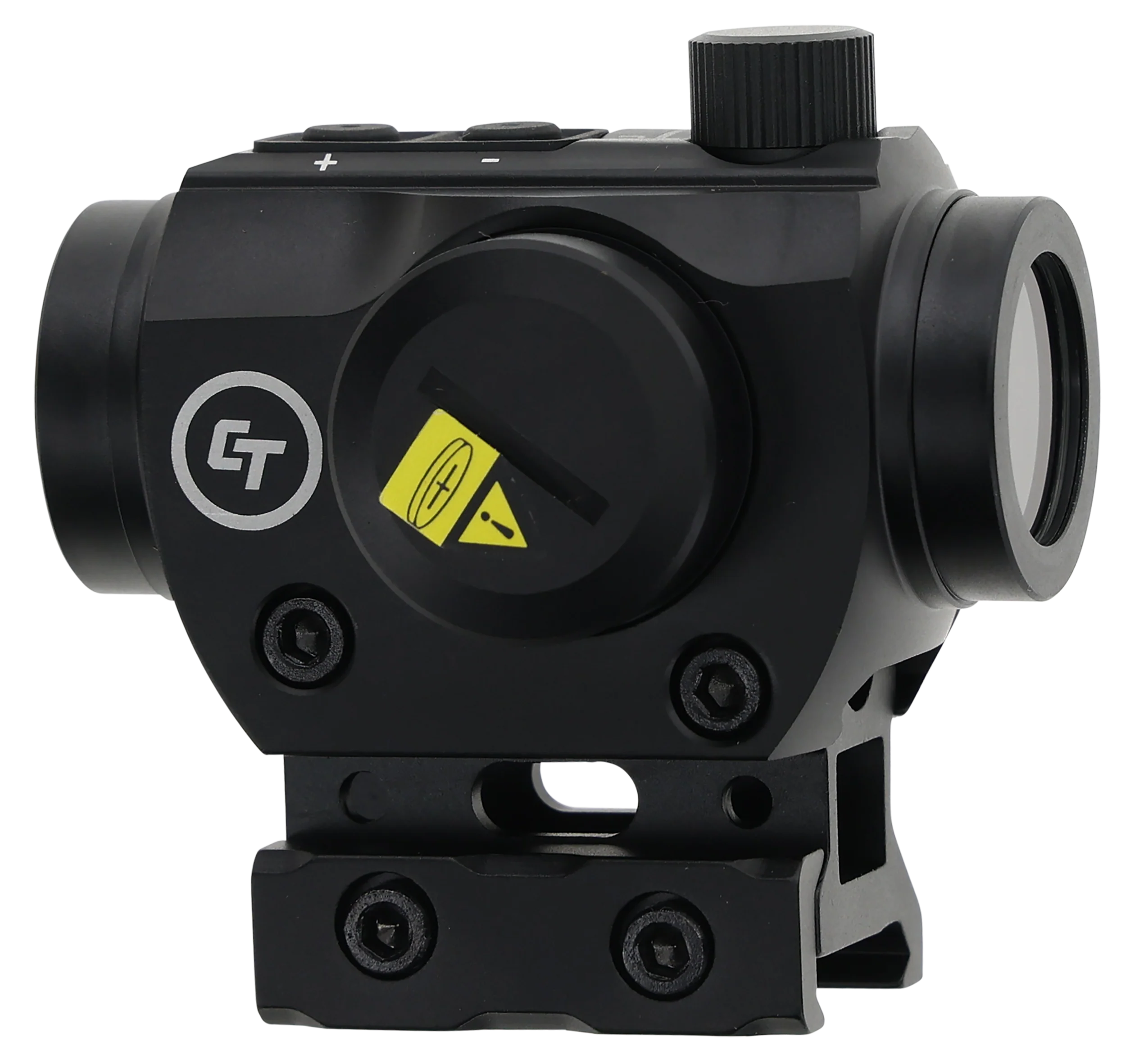 Crimson Trace CTS-25 Red Dot Sight, 4 MOA, Black, Picatinny Mount, Includes Riser - 1244743