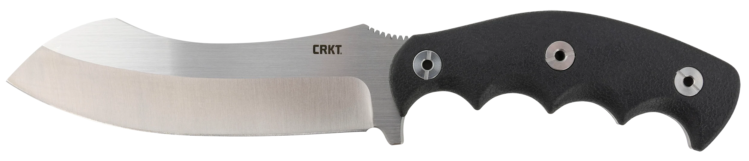 Columbia River Catchall Fixed Sheepsfoot Knife, 5.51 in 8Cr13MoV Steel, Glass-Reinforced Nylon/Rubber Handle, 2866
