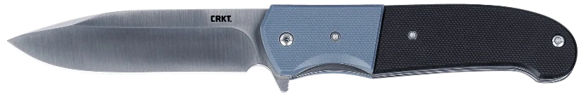 Columbia River CRKT Ignitor Assisted Folding Knife, 3.48 in Satin Drop Point, G10 Handle, 8Cr13MoV Steel, 6880