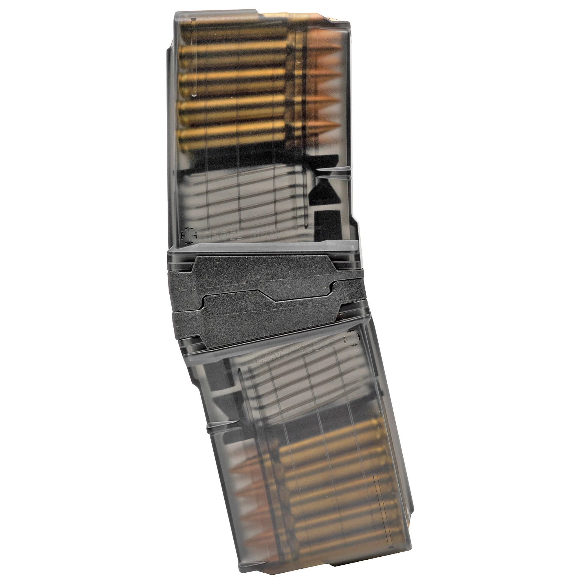 Cross Industries Cross Mag 10/10 Coupling Magazine Set 5.56 NATO Black Polymer CM10-AR15P-55645-BLK - Image 4