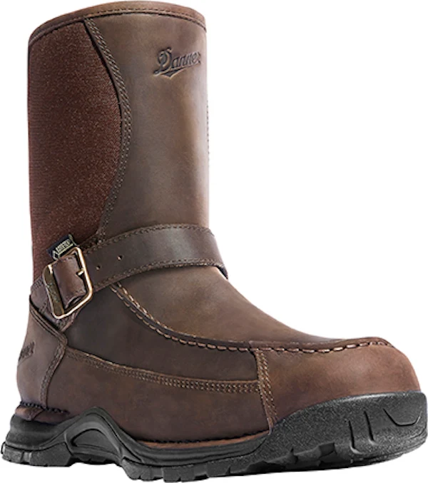Lacrosse Boots Danner Sharptail R‑Zip 10-inch Brown Leather Field Hunting Boots 45025
