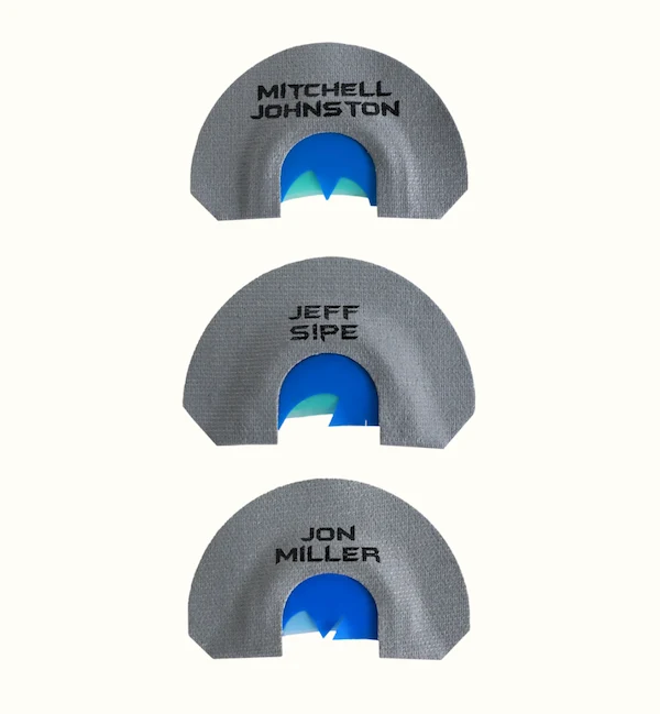 DEAD END GAME CALLS INC. Signature Series 3-Pack Turkey Mouth Calls, Mitchell Johnston, Jon Miller, Jeff Sipe – RC006