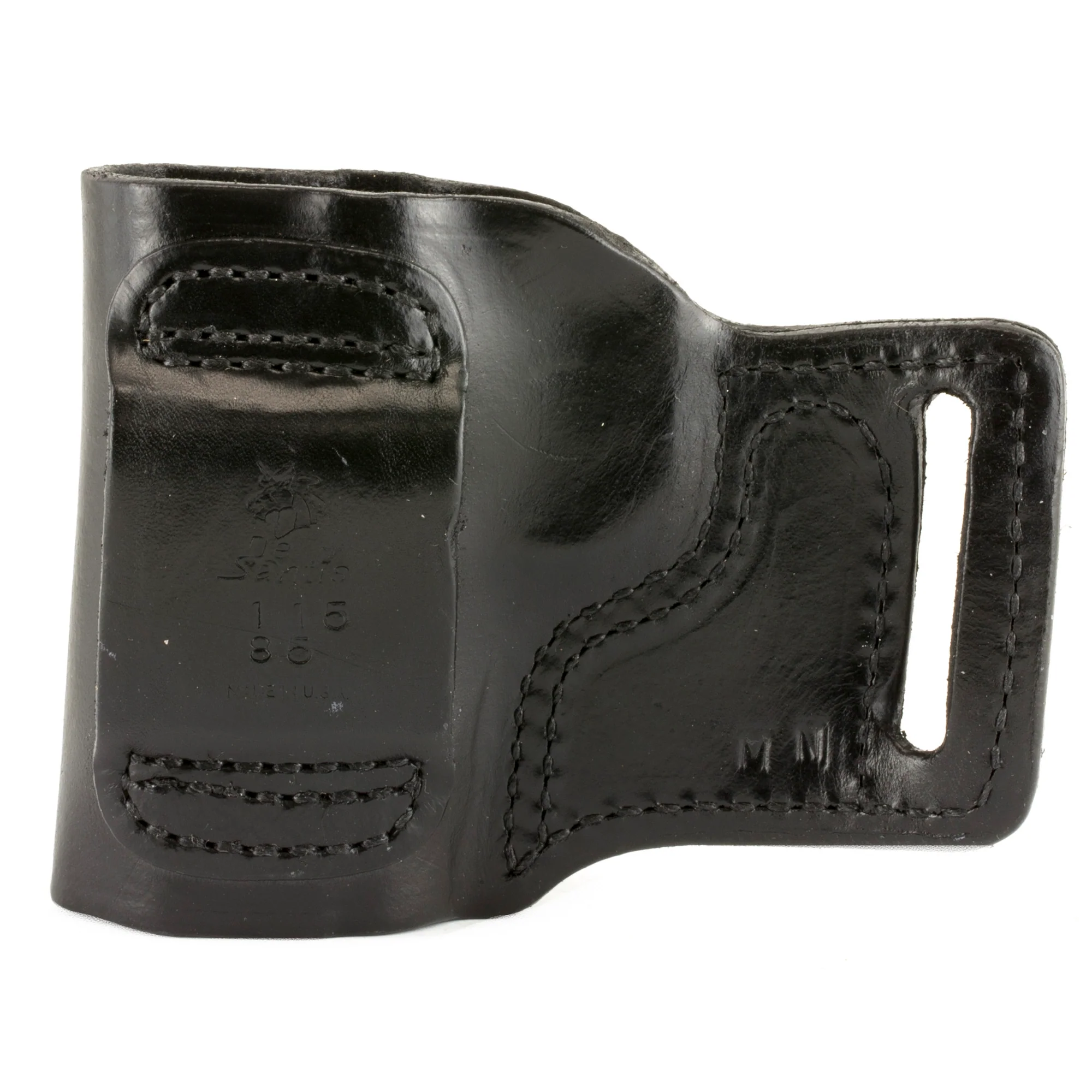 DeSantis Gunhide E-GAT Slide Outside-the-Waistband Leather Holster for 1911, Right Hand, Black – 115BA85Z0 - Image 2