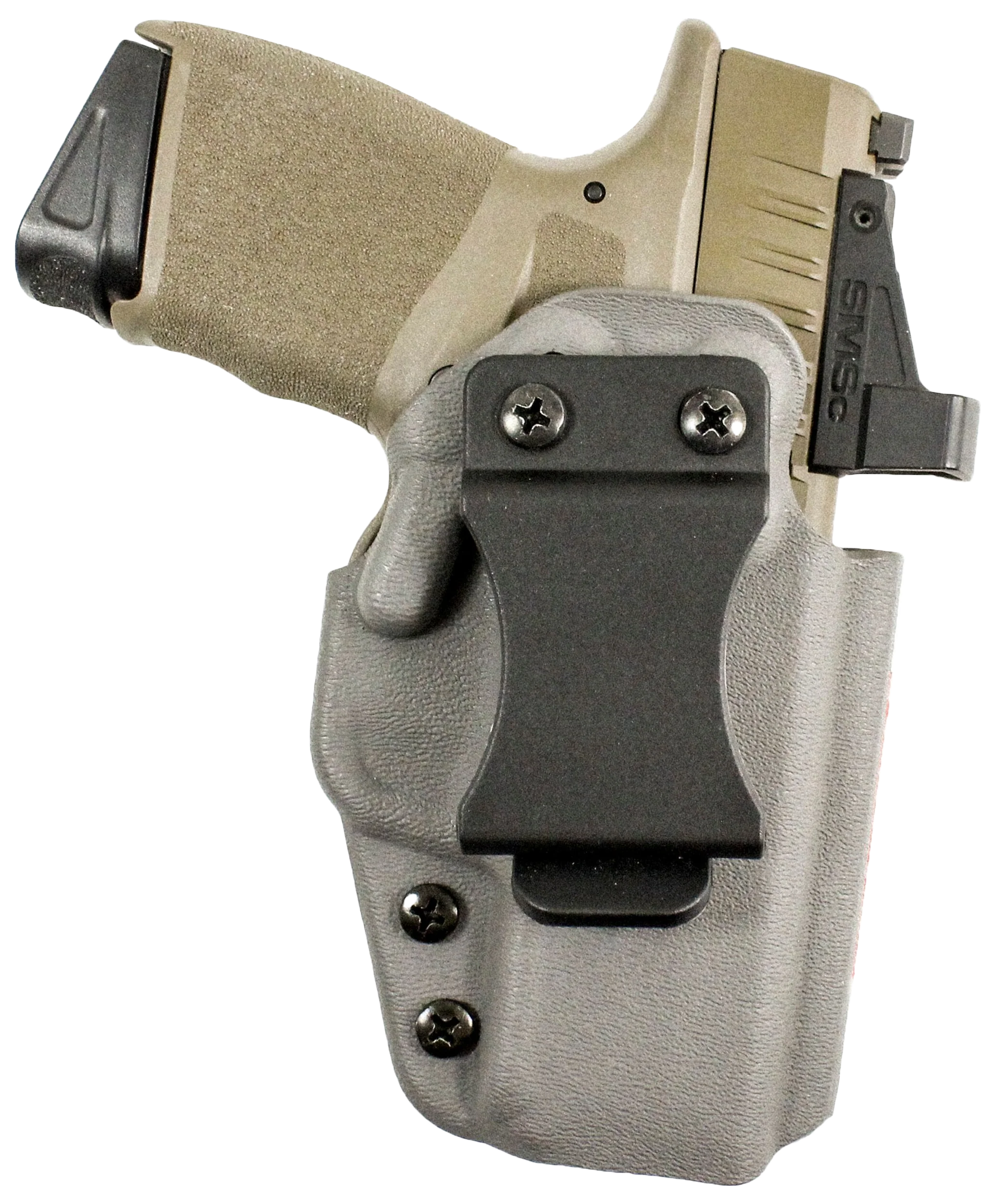 Desantis Gunhide Mean Streak Inside Waistband Kydex Holster, Gray, Glock 43X MOS, Right-Hand, 220LA3TZ0